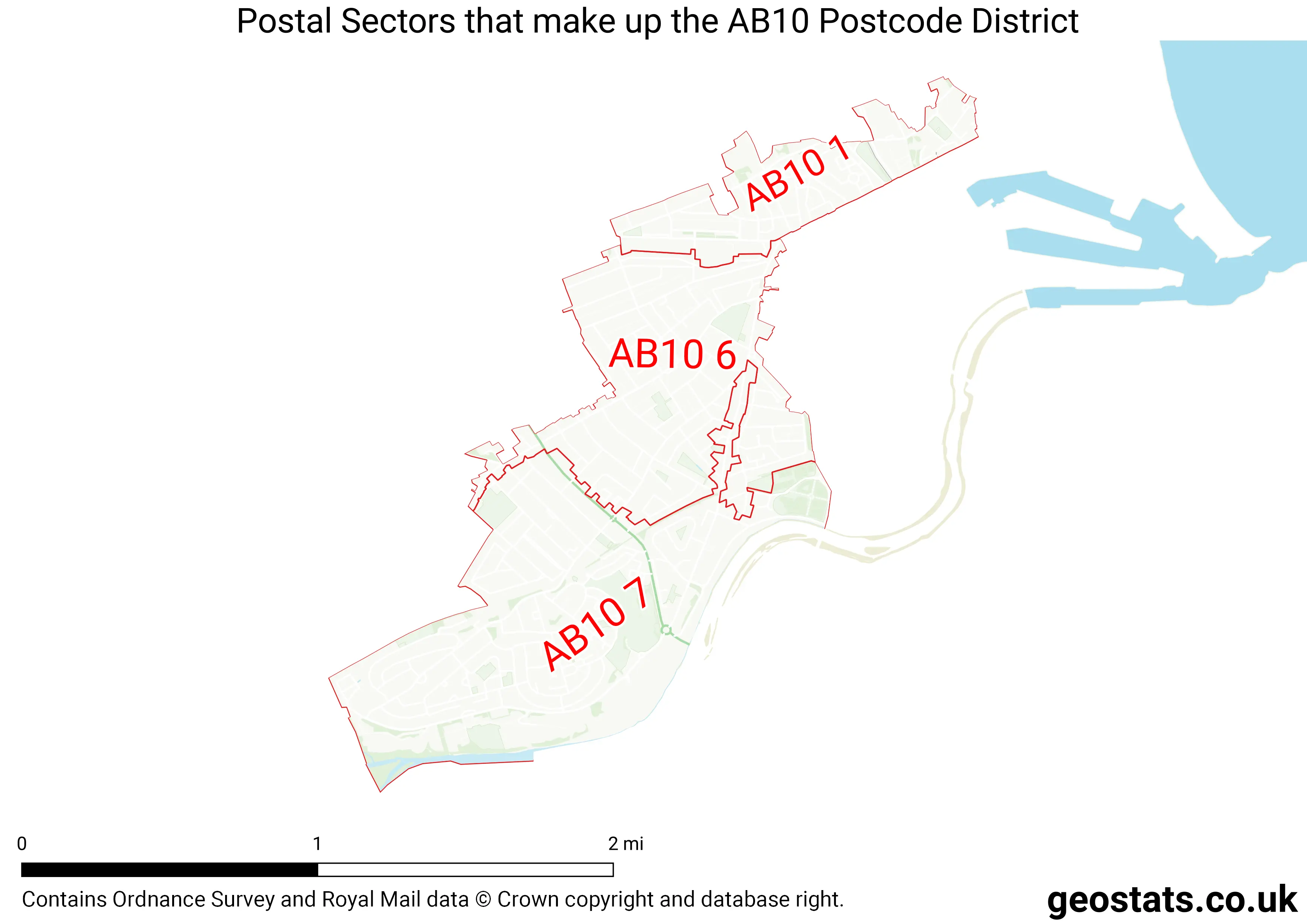Map of the AB10  District