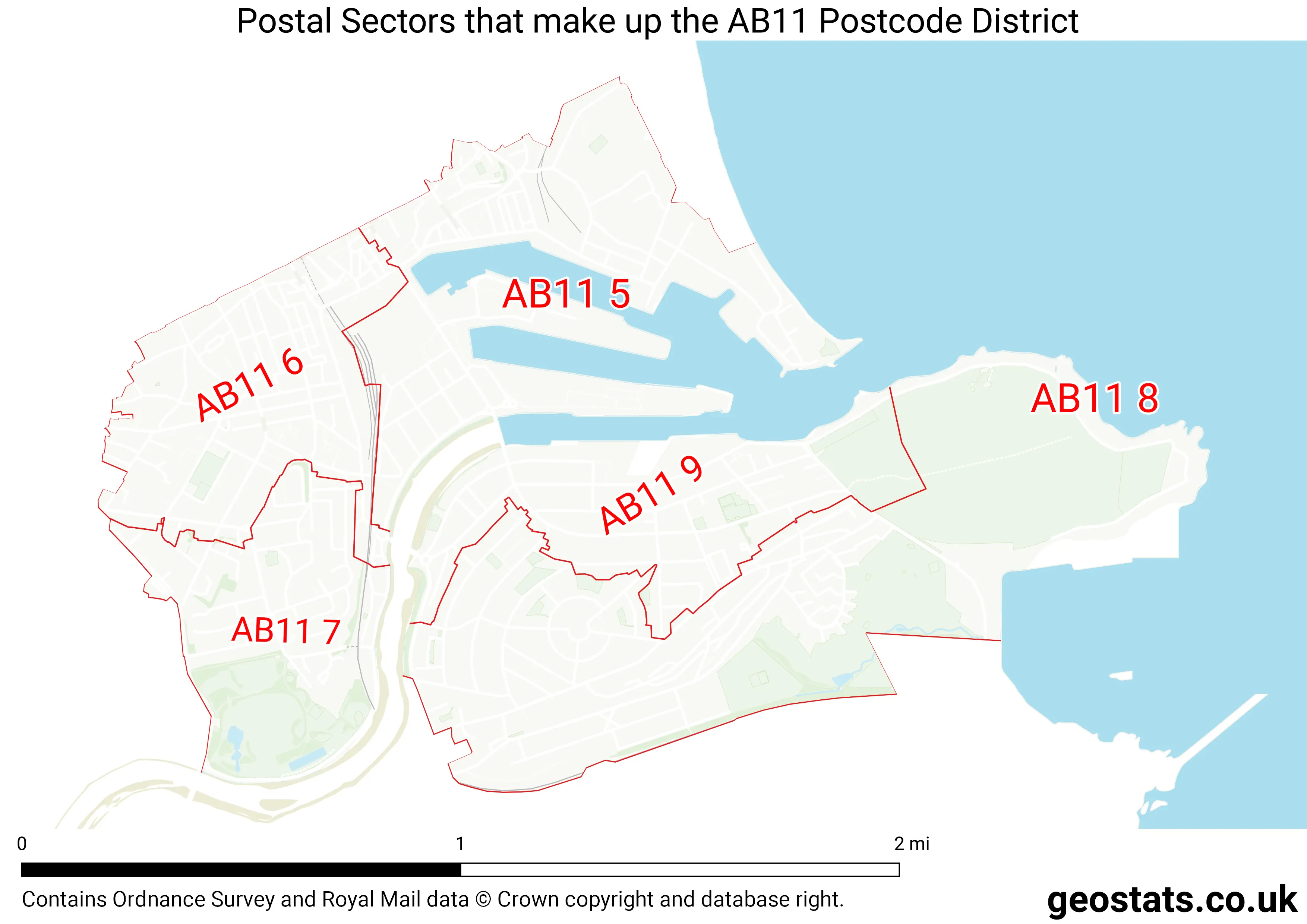 Map of the AB11  District