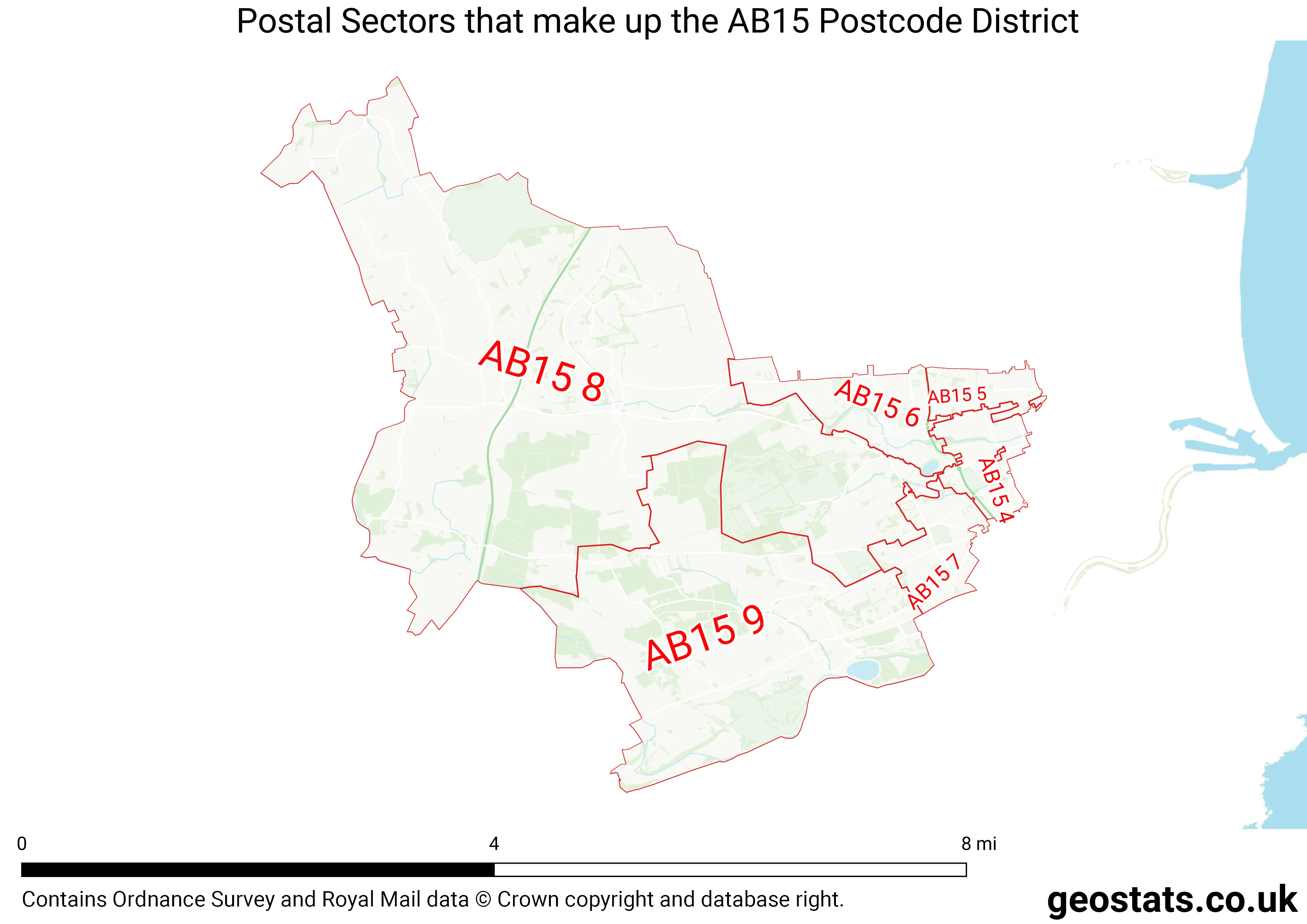 Map of the AB15  District