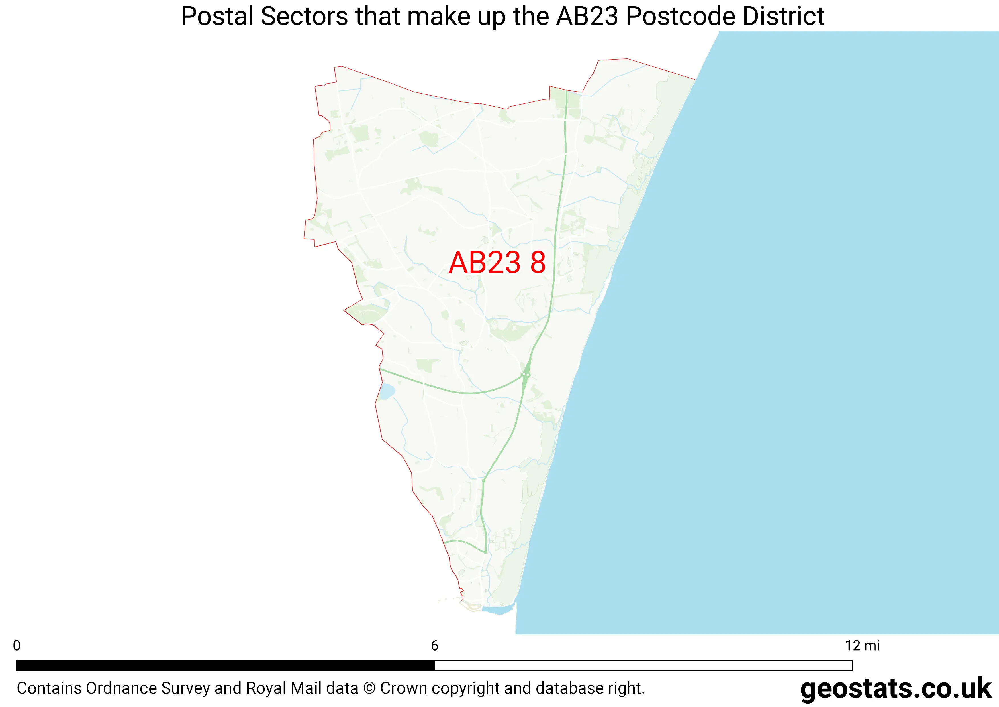 Map of the AB23  District