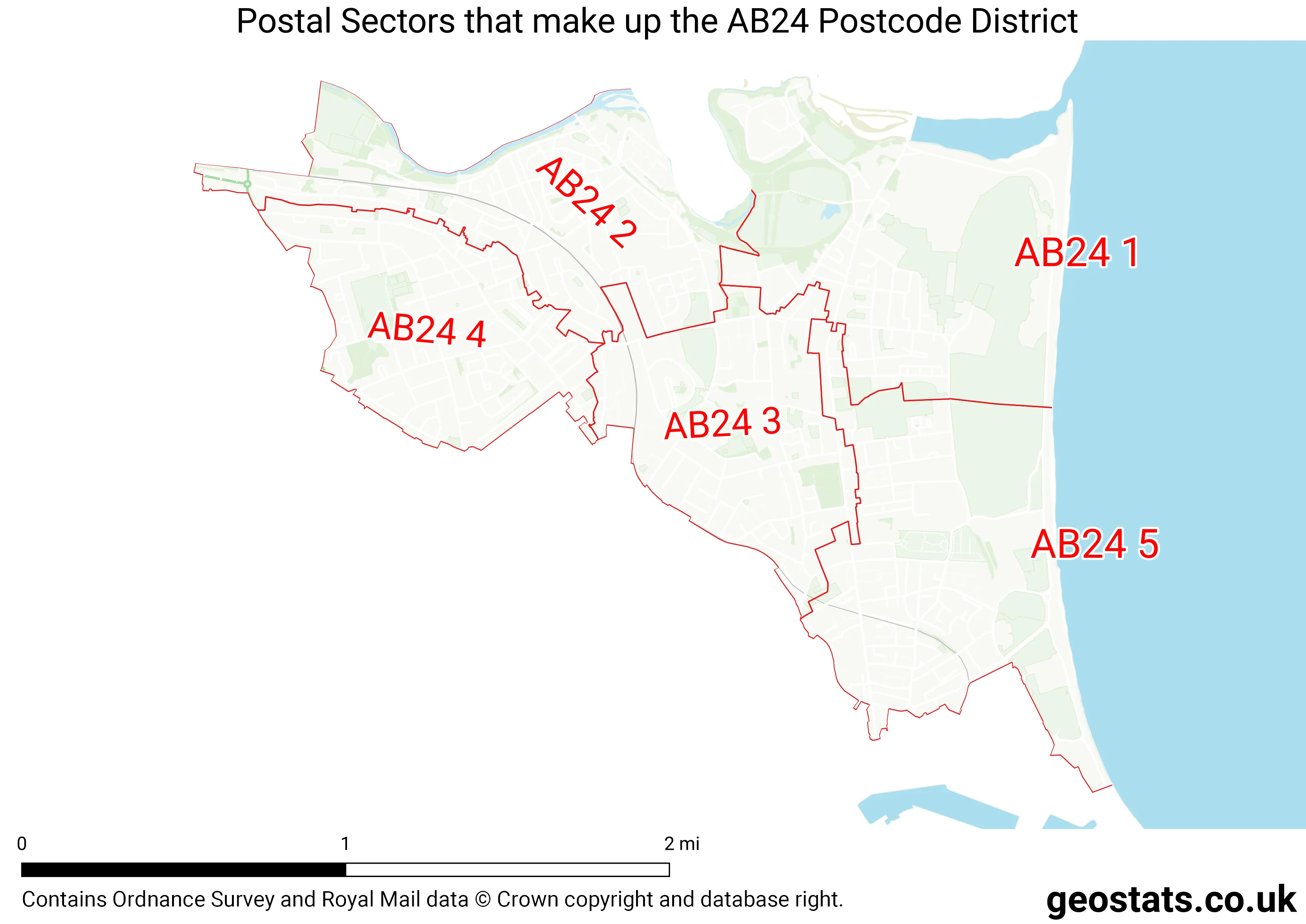 Map of the AB24  District