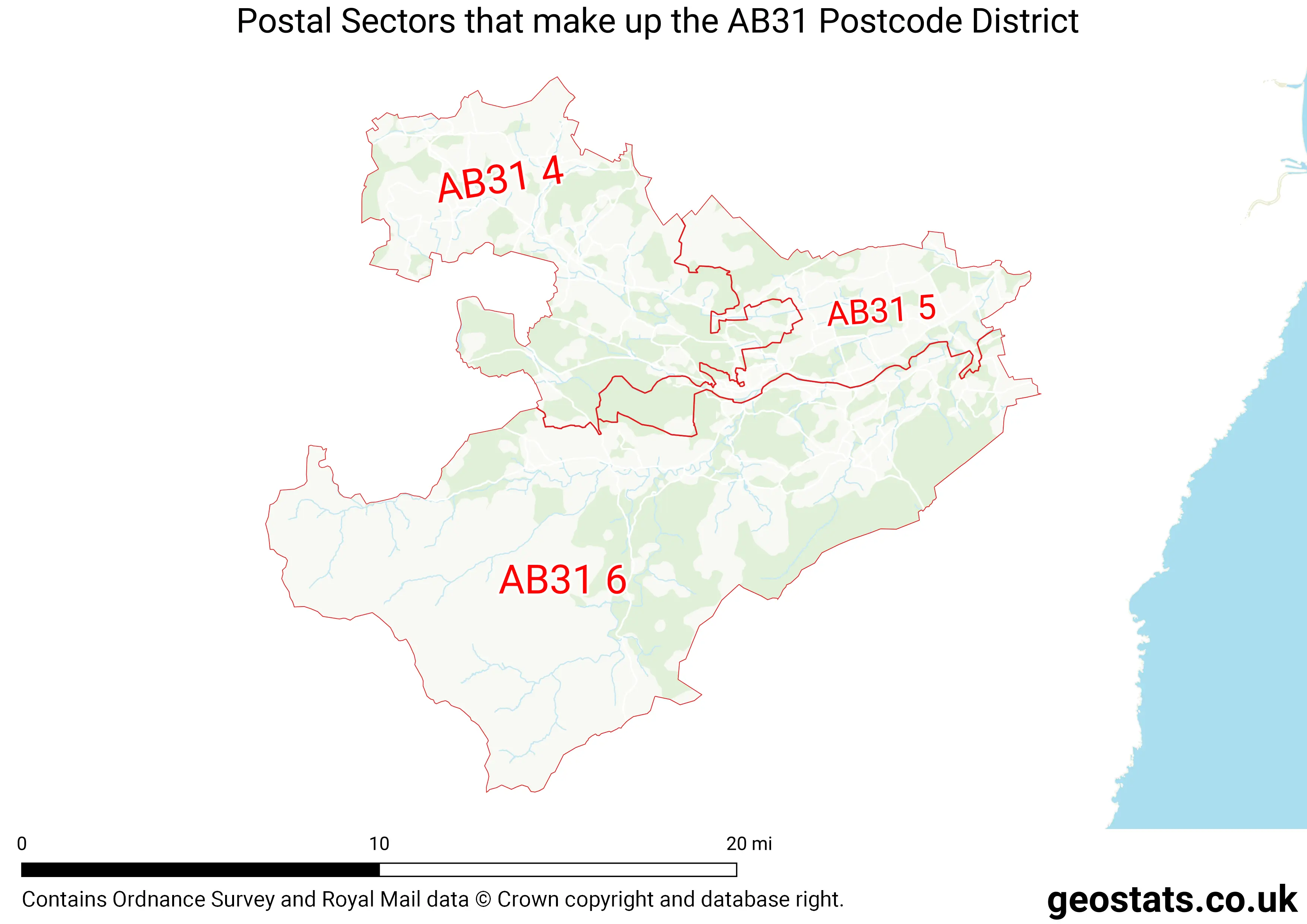 Map of the AB31  District