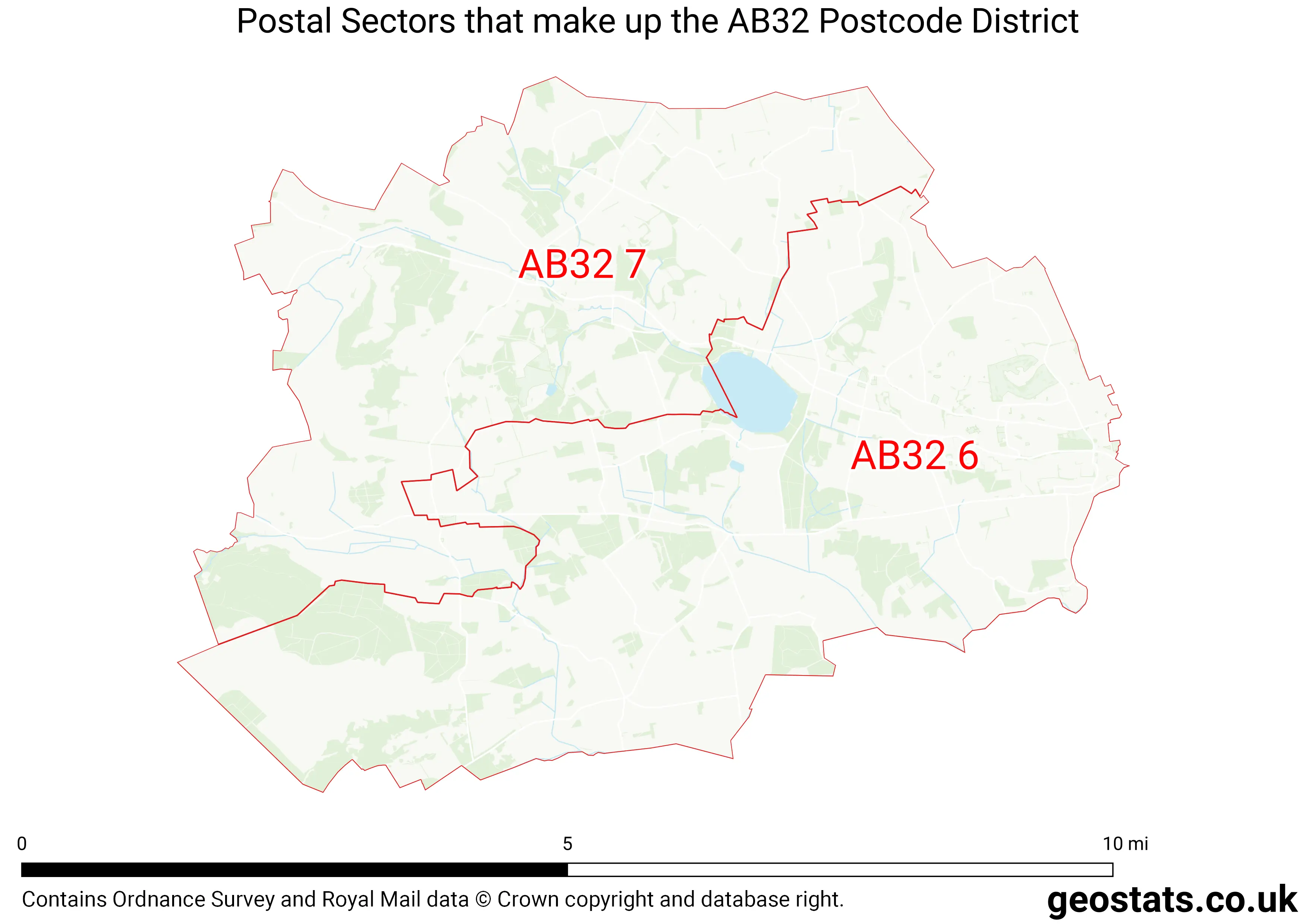 Map of the AB32  District