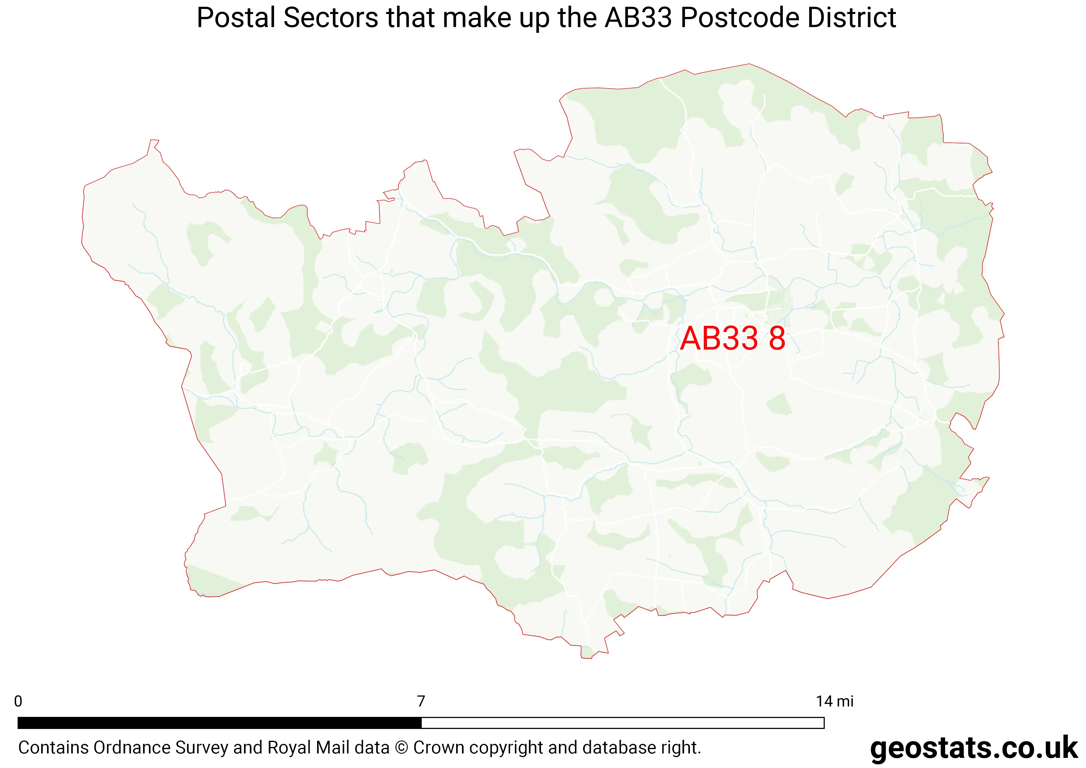 Map of the AB33  District