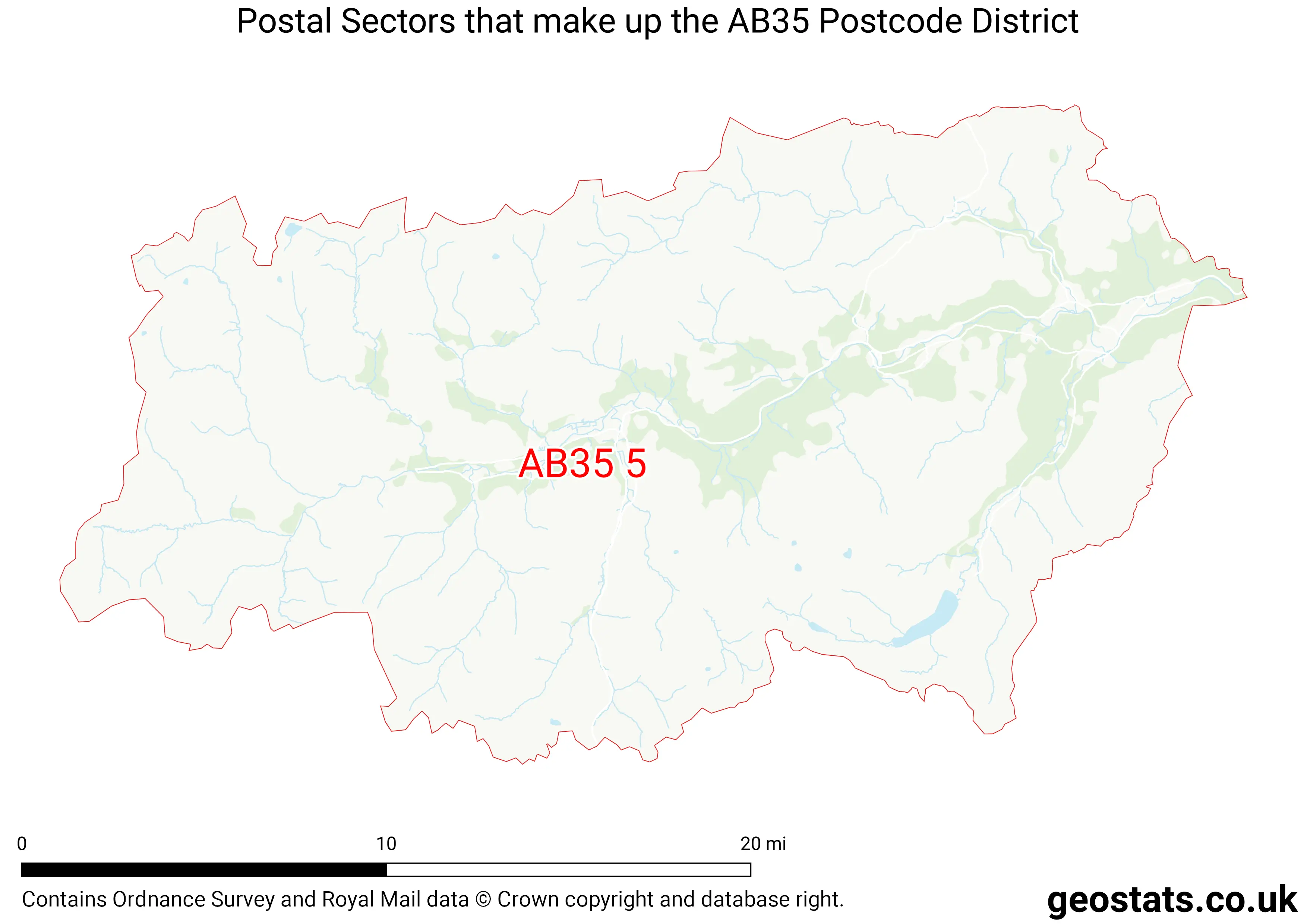Map of the AB35  District