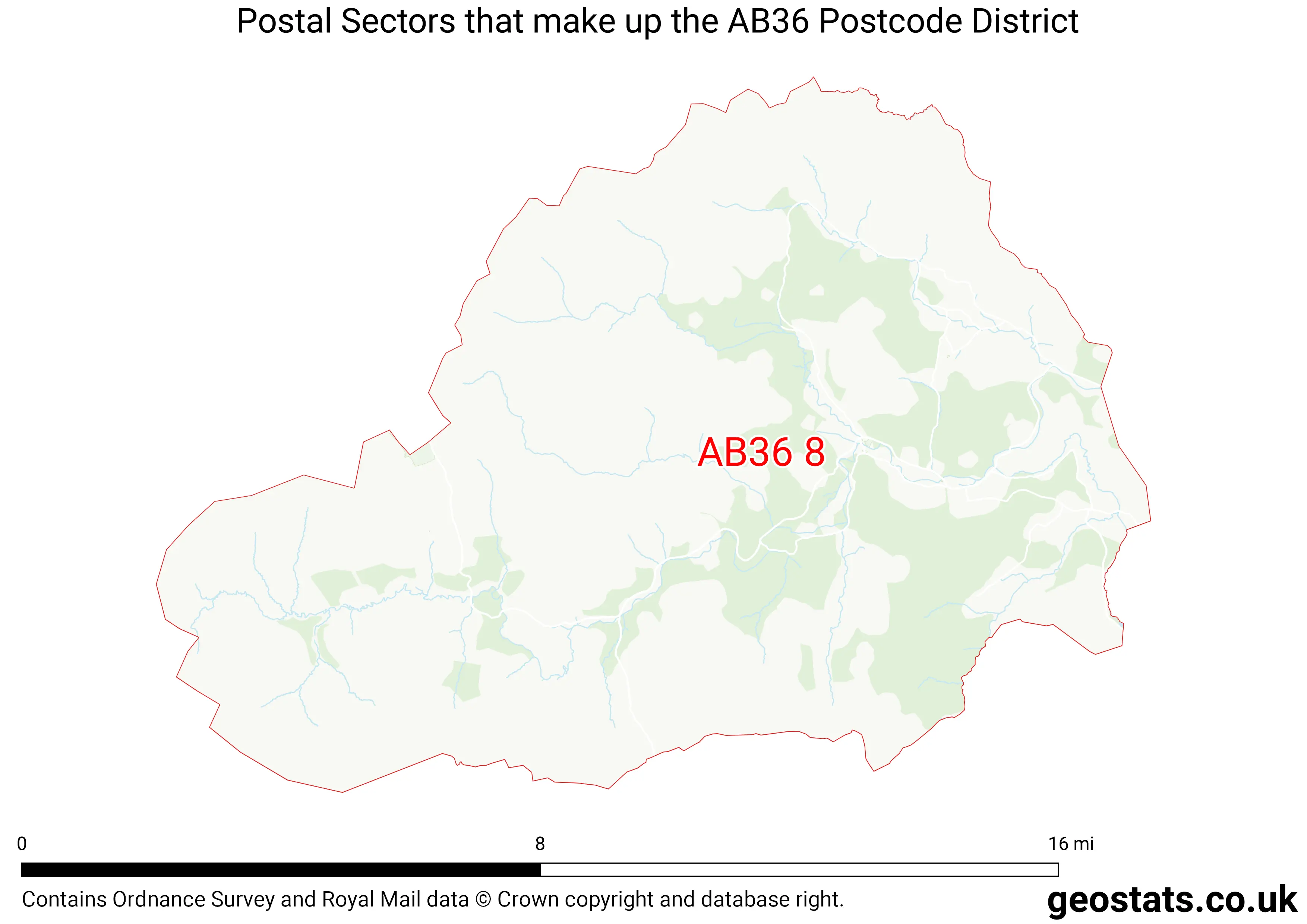 Map of the AB36  District