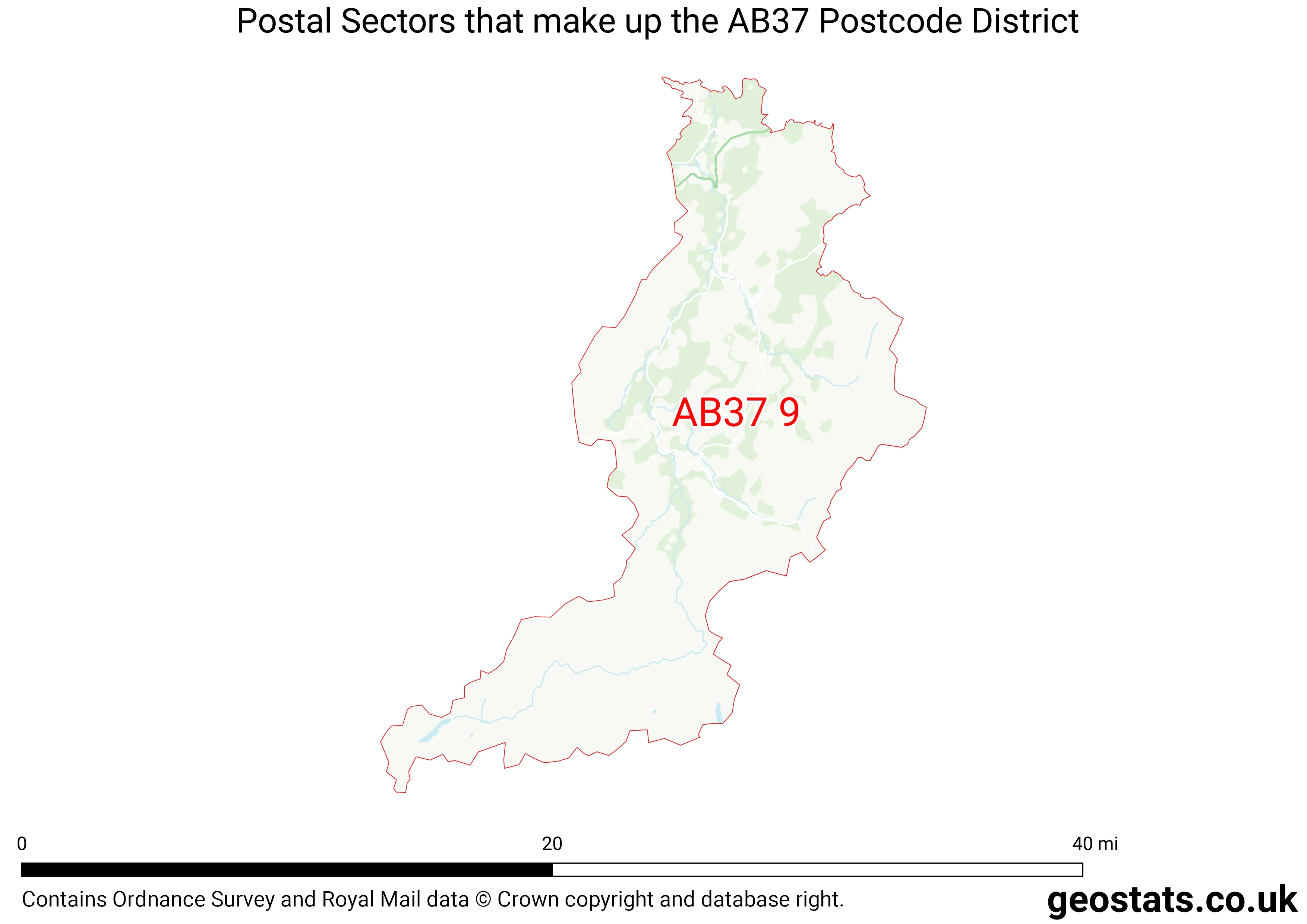 Map of the AB37  District