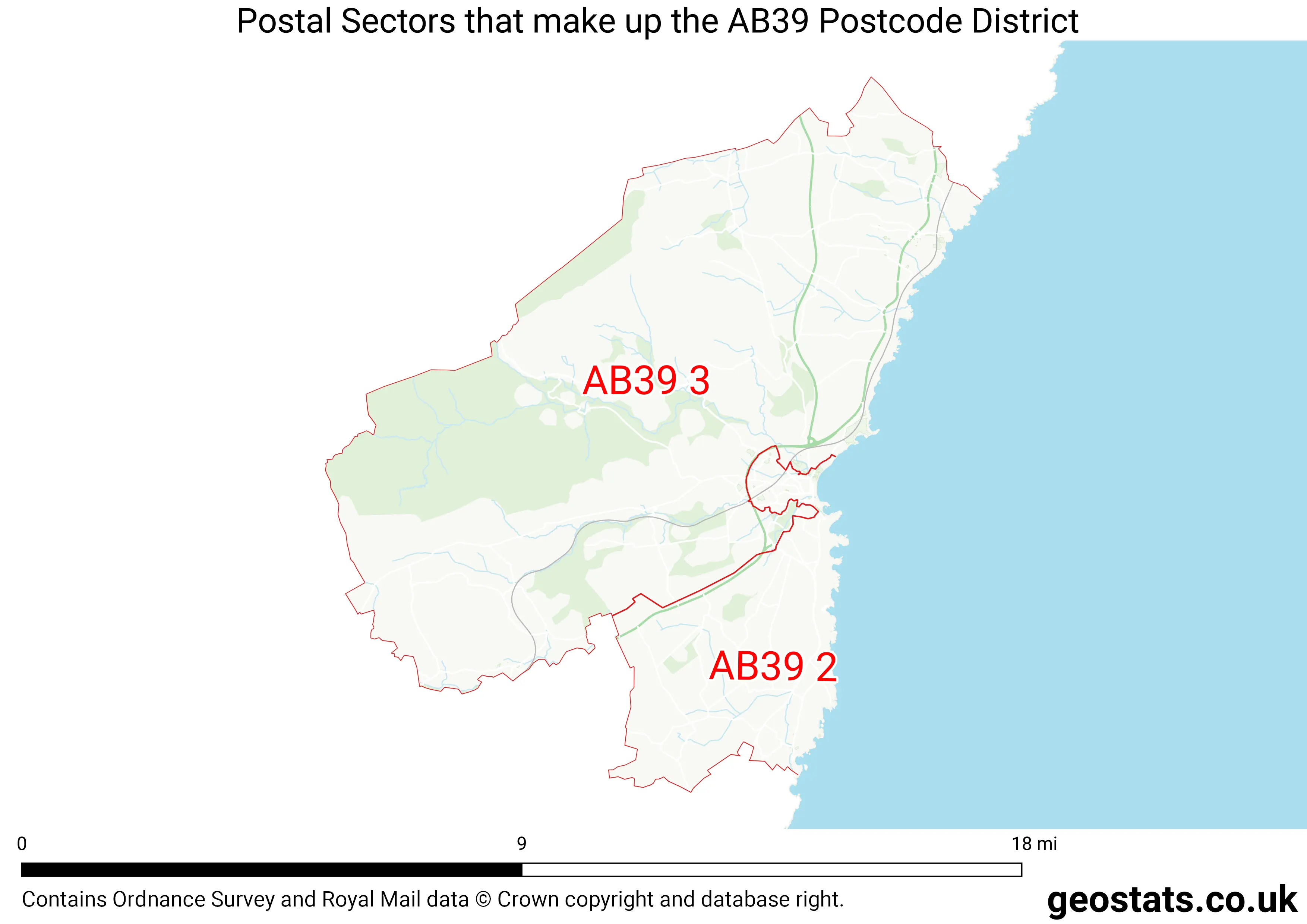 Map of the AB39  District