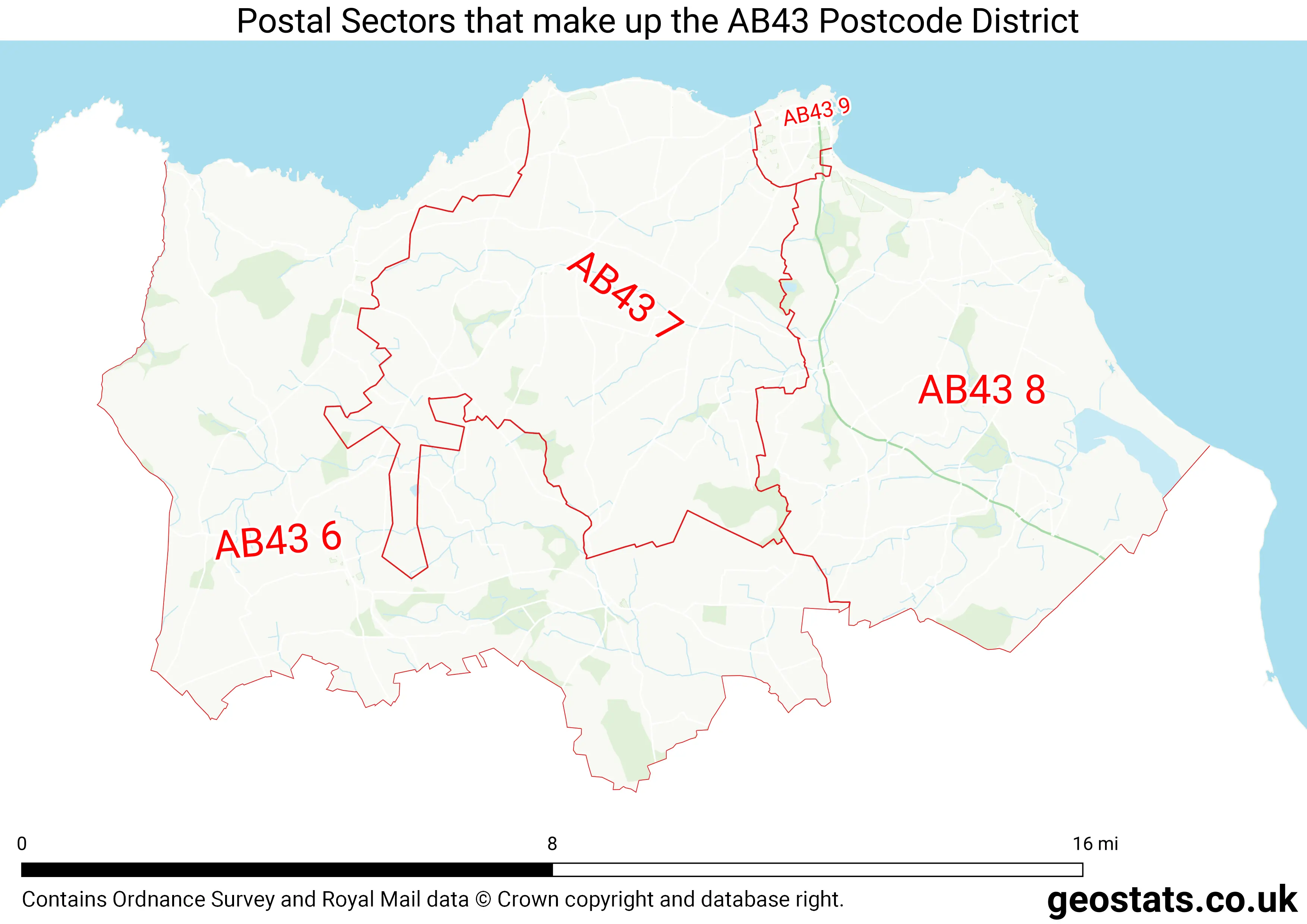 Map of the AB43  District