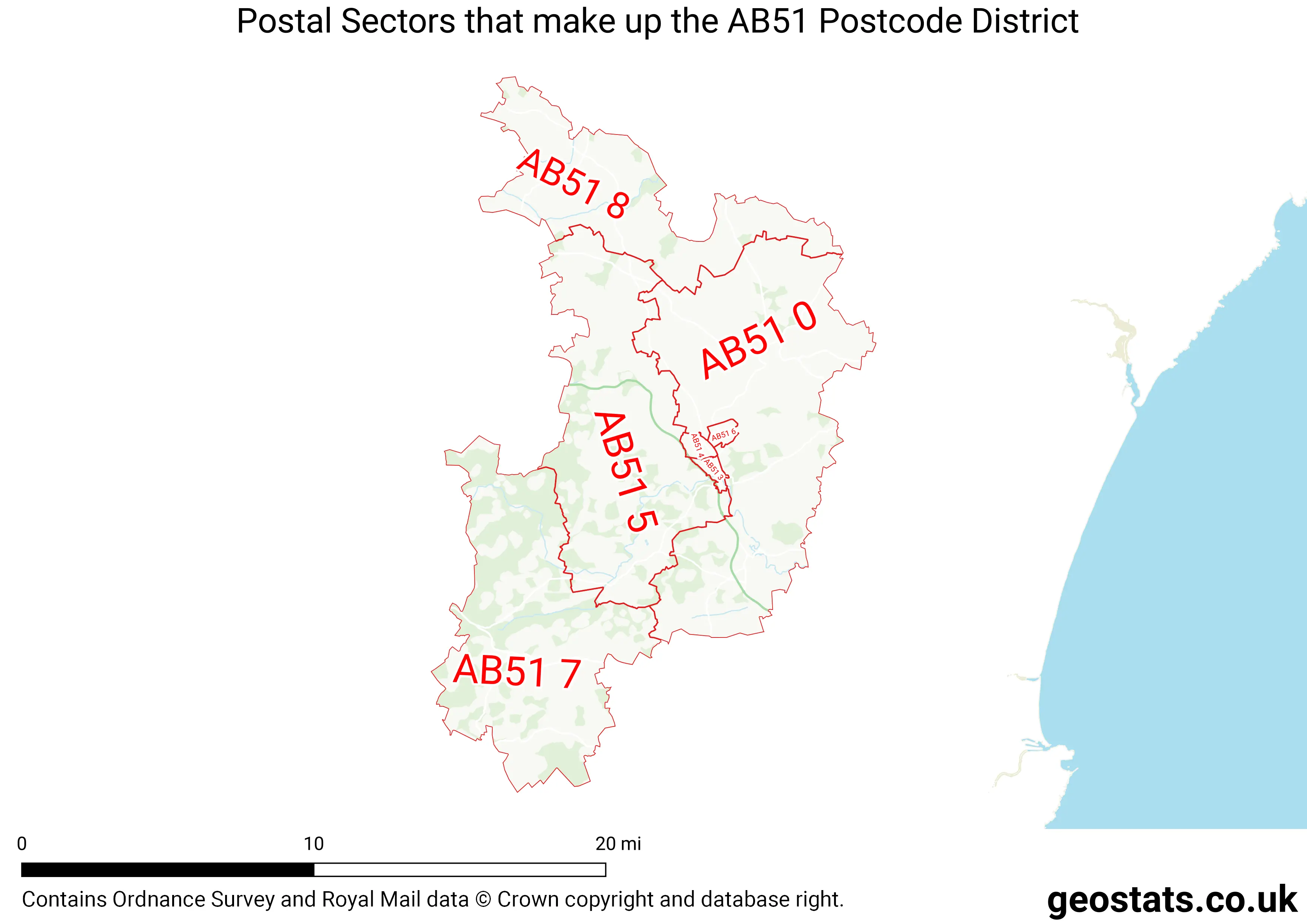 Map of the AB51  District