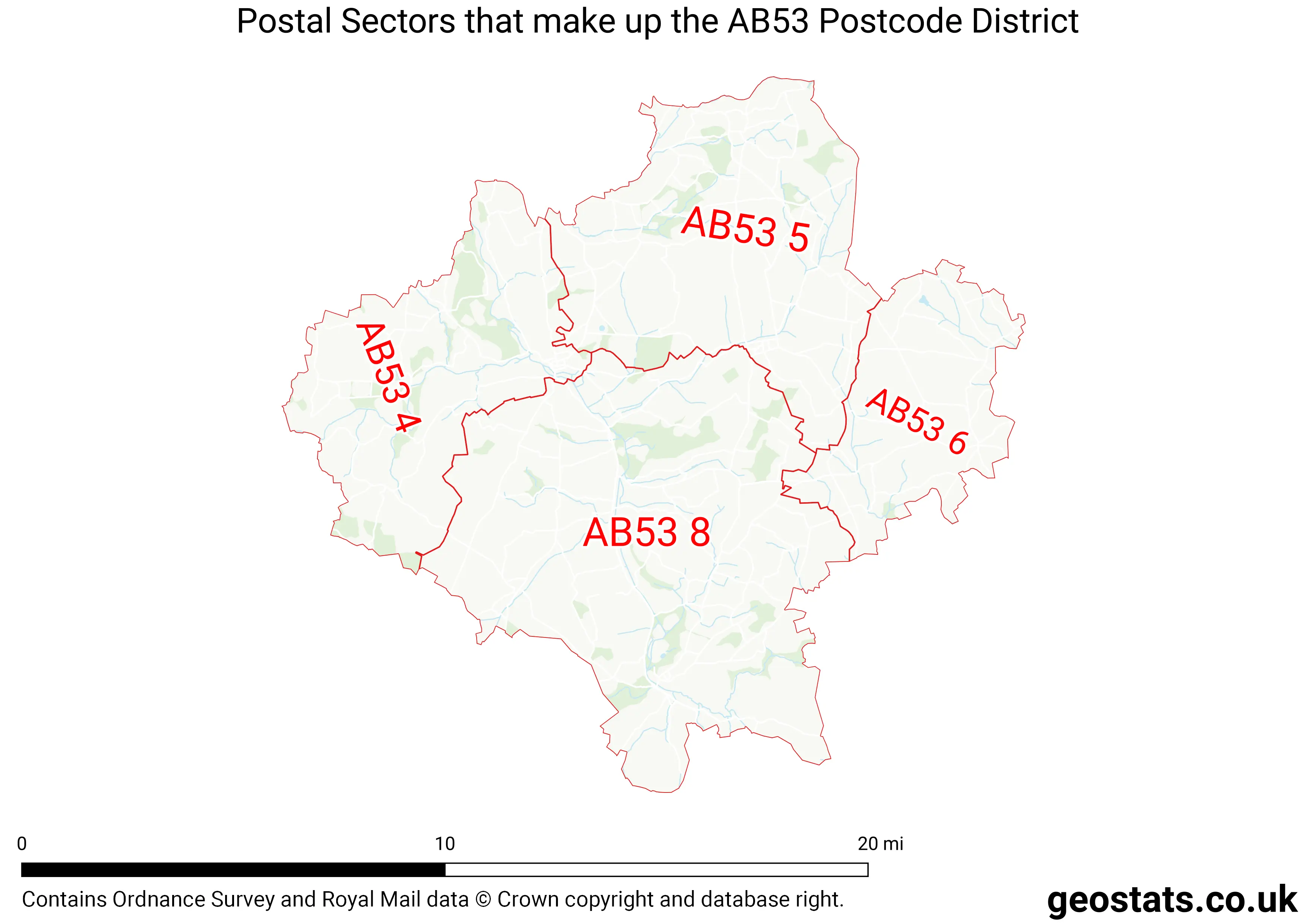 Map of the AB53  District