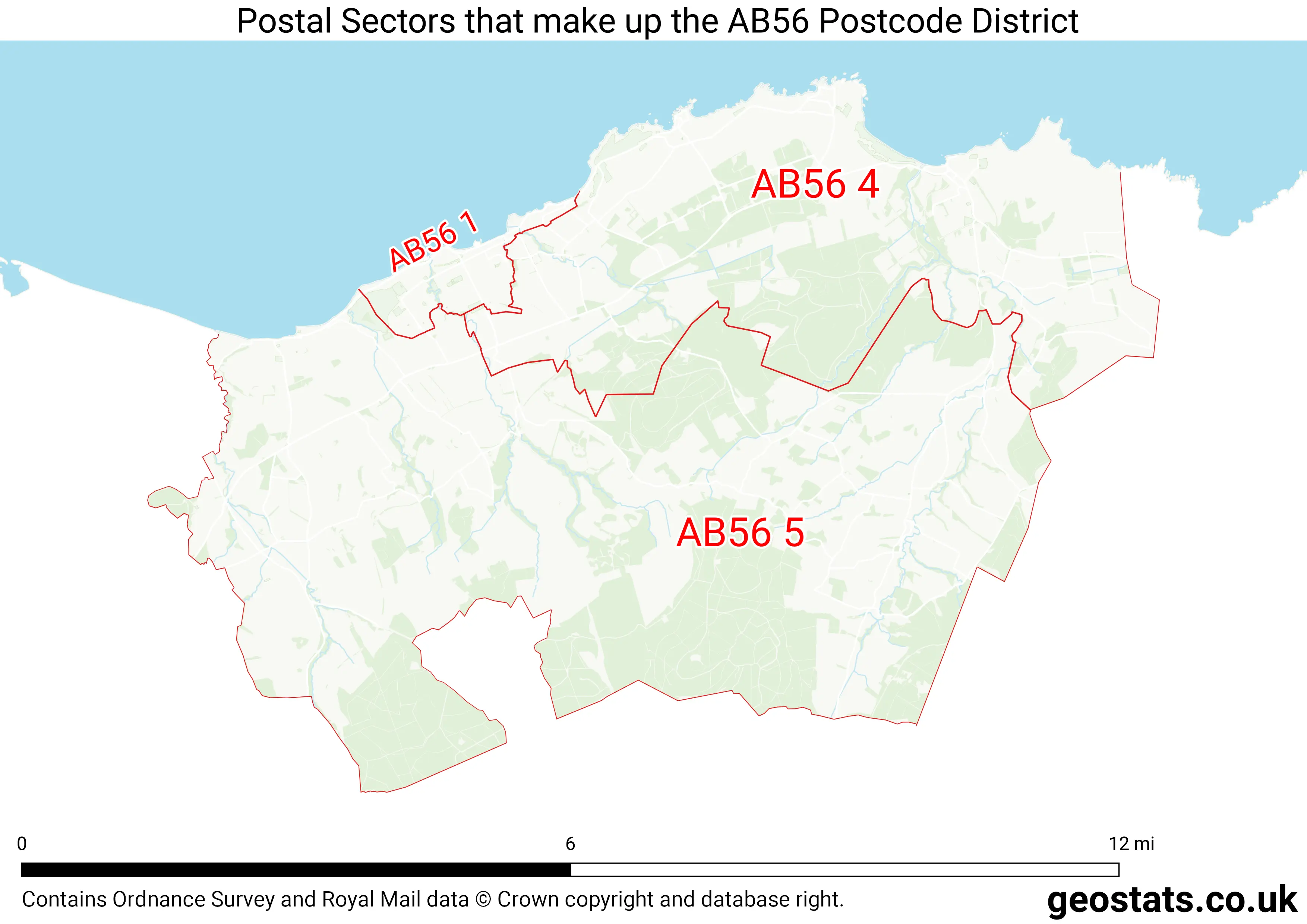 Map of the AB56  District