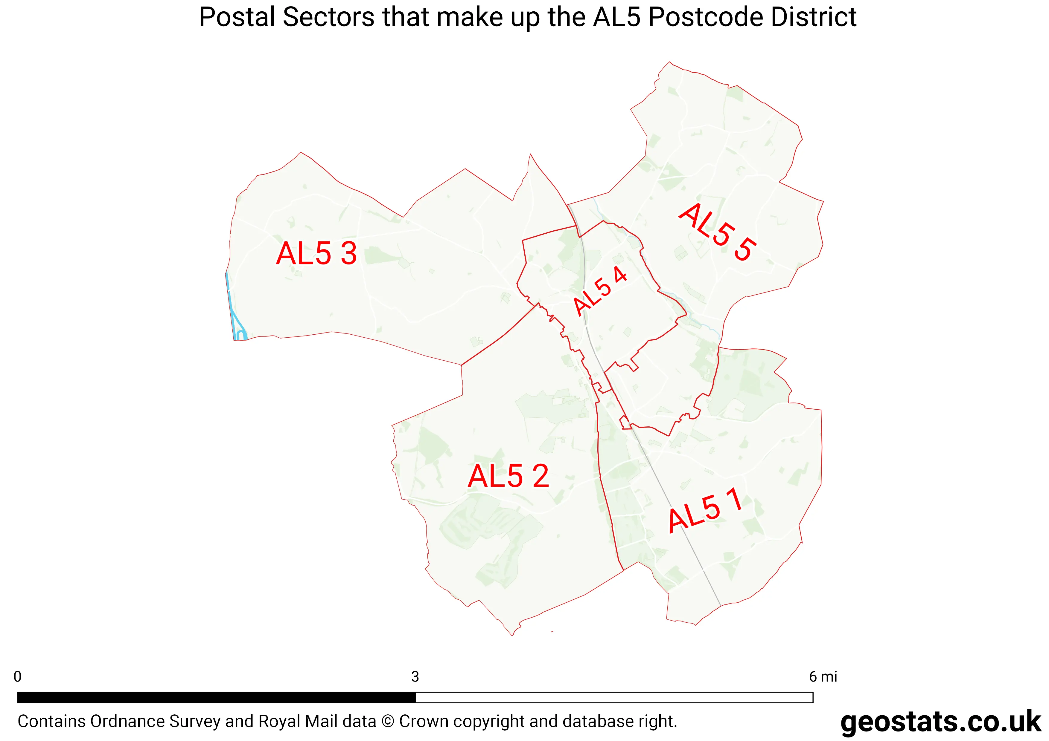 Map of the AL5  District