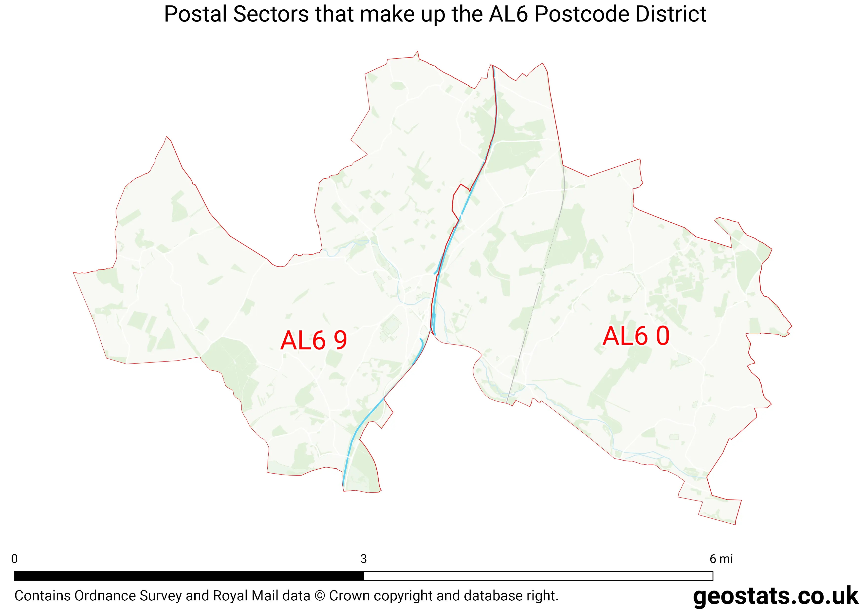 Map of the AL6  District