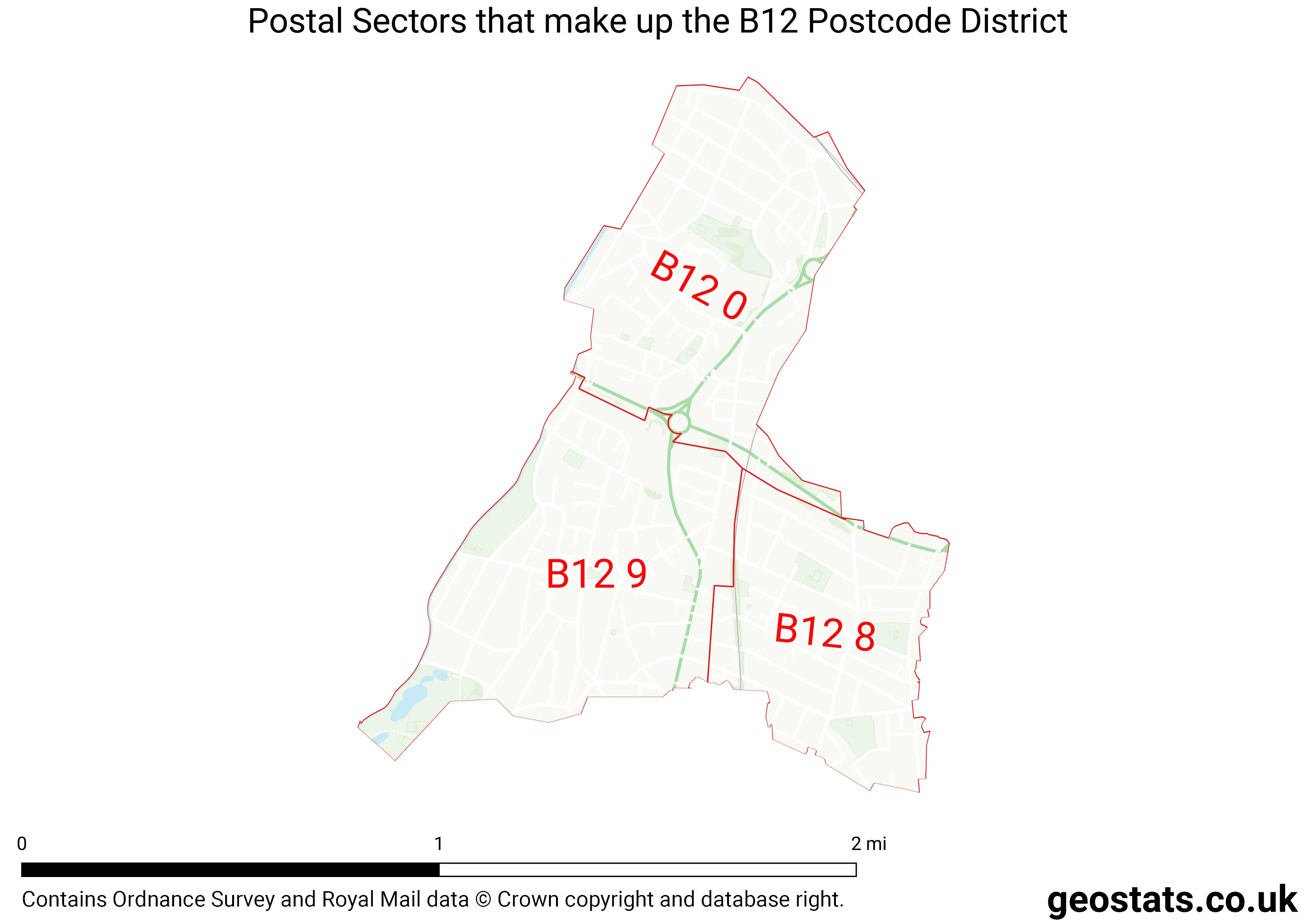 Map of the B12  District