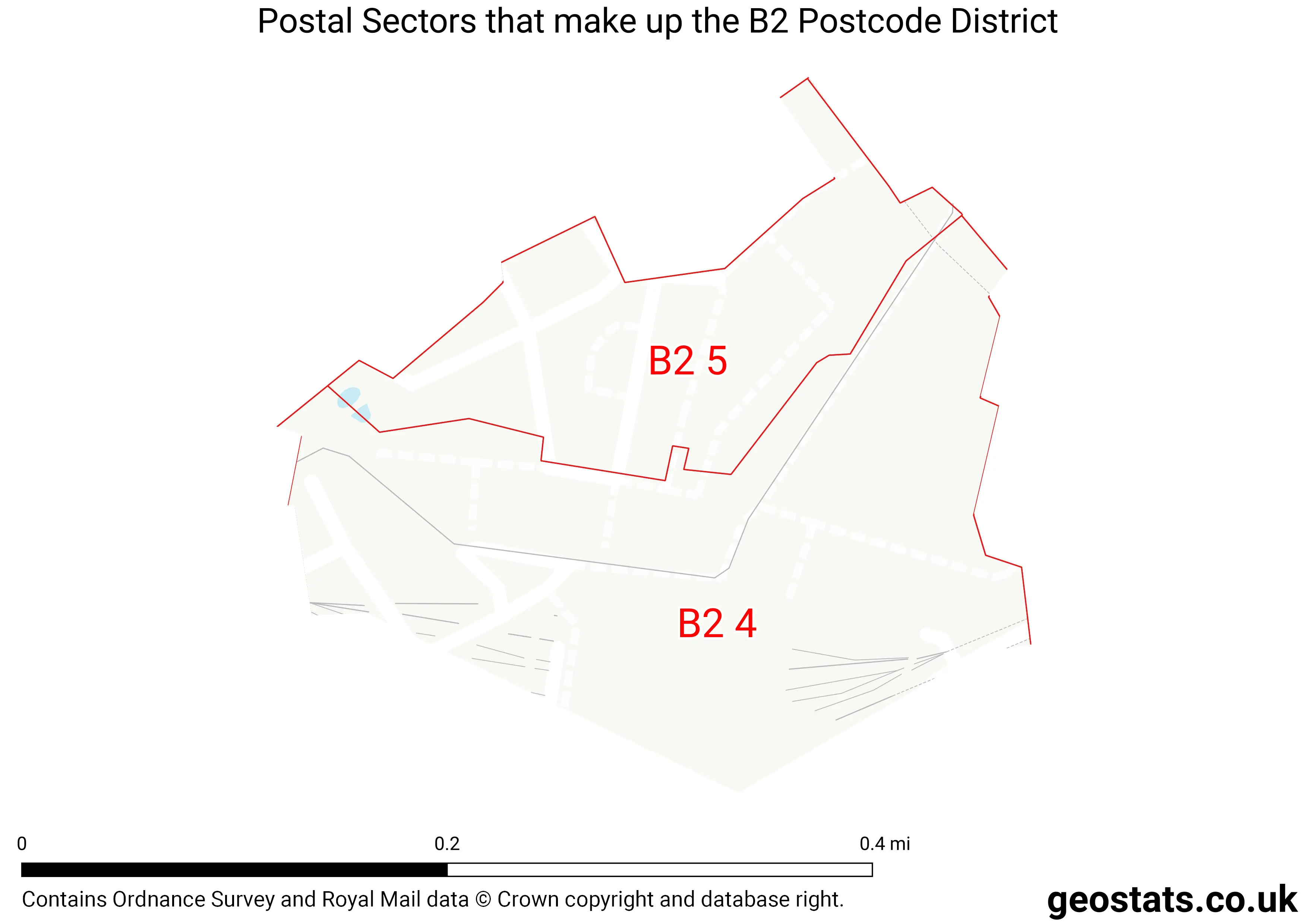 Map of the B2  District