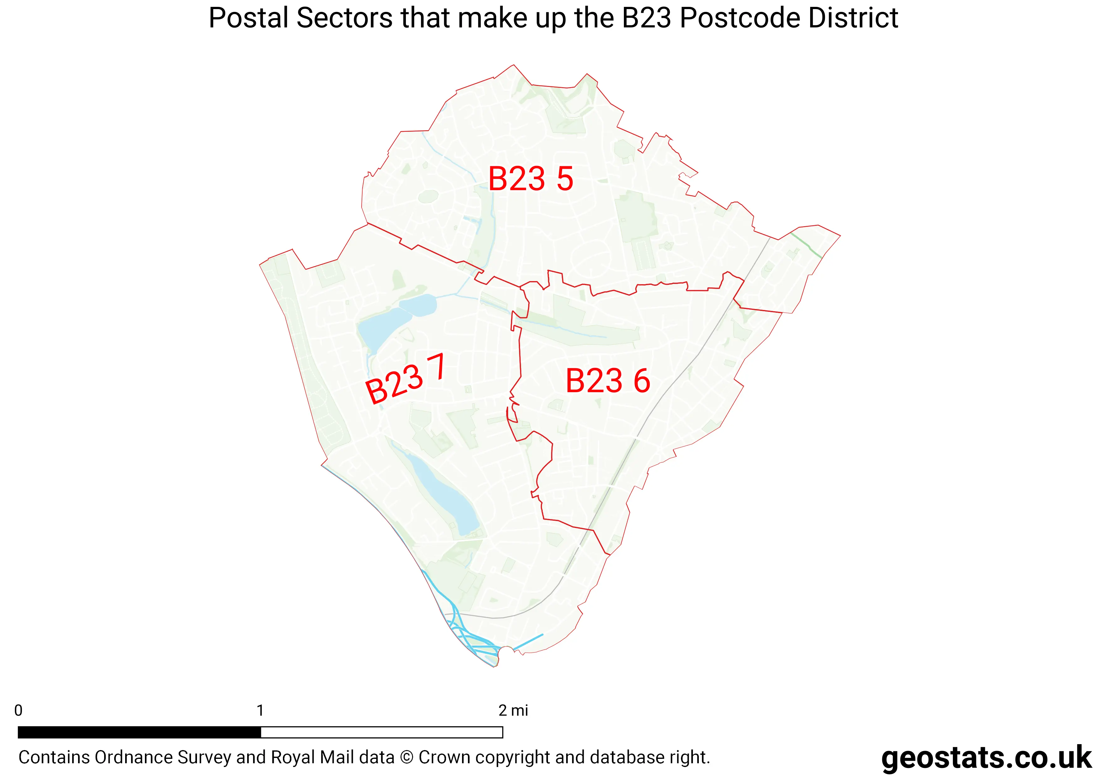 Map of the B23  District