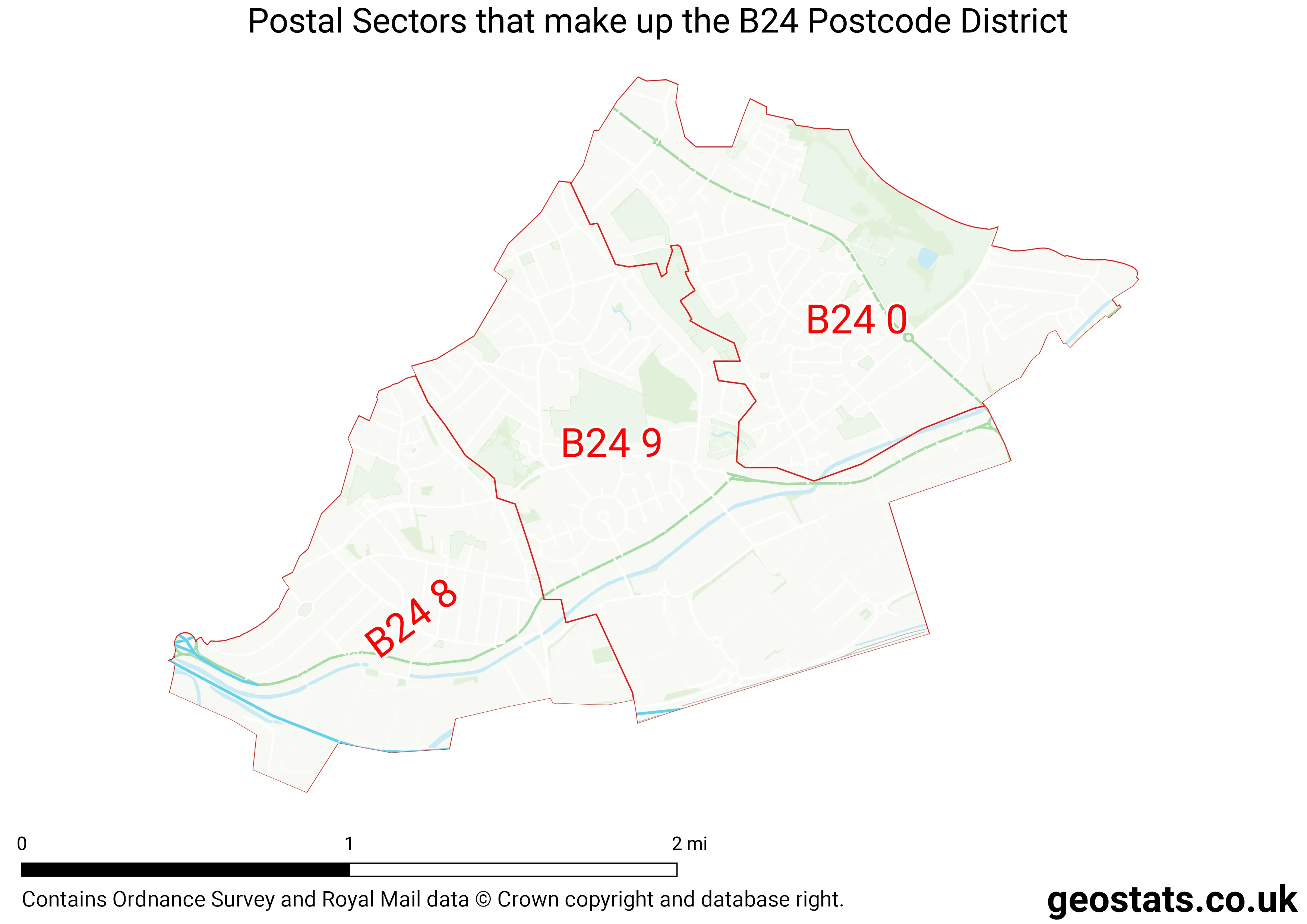 Map of the B24  District