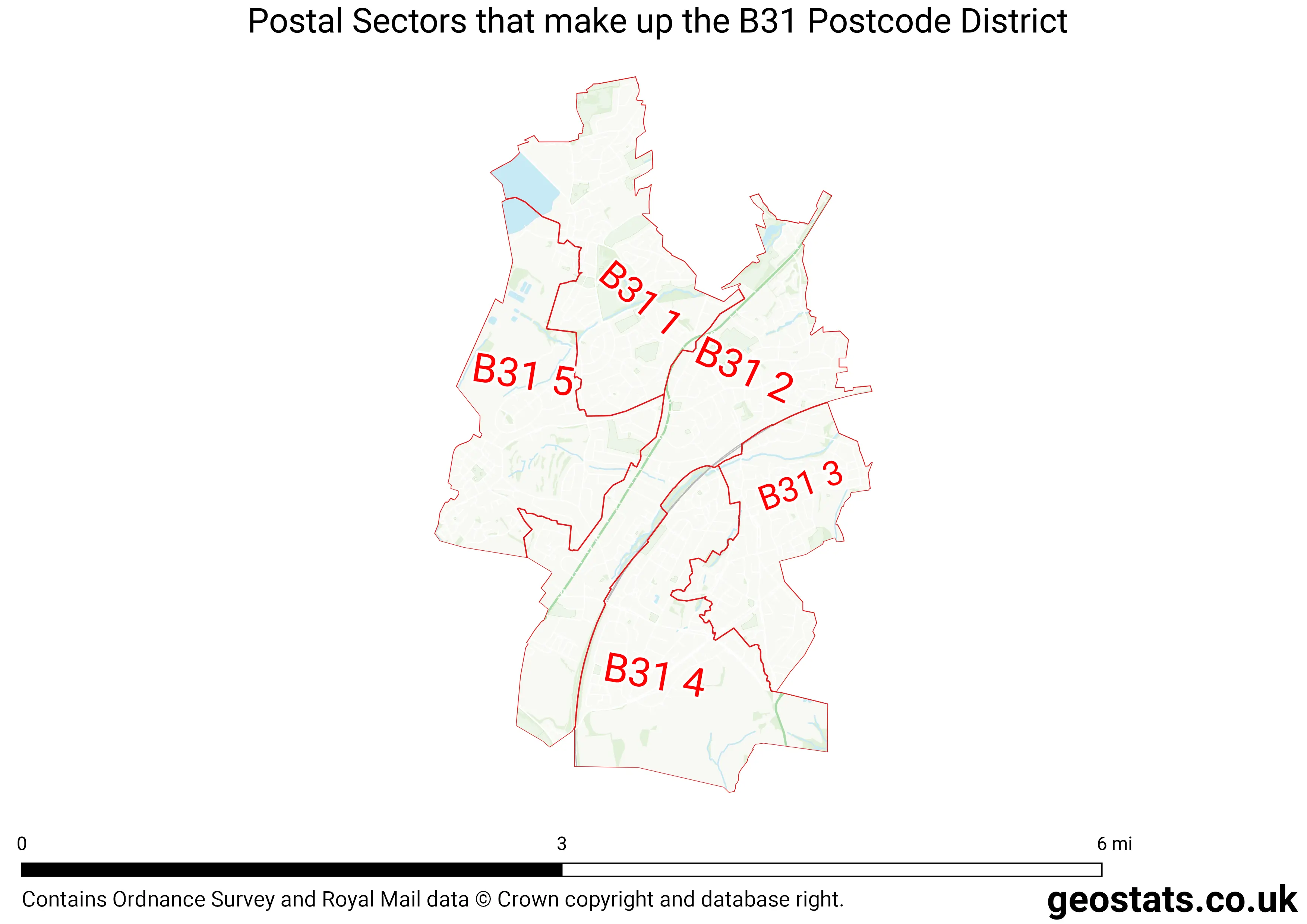 Map of the B31  District