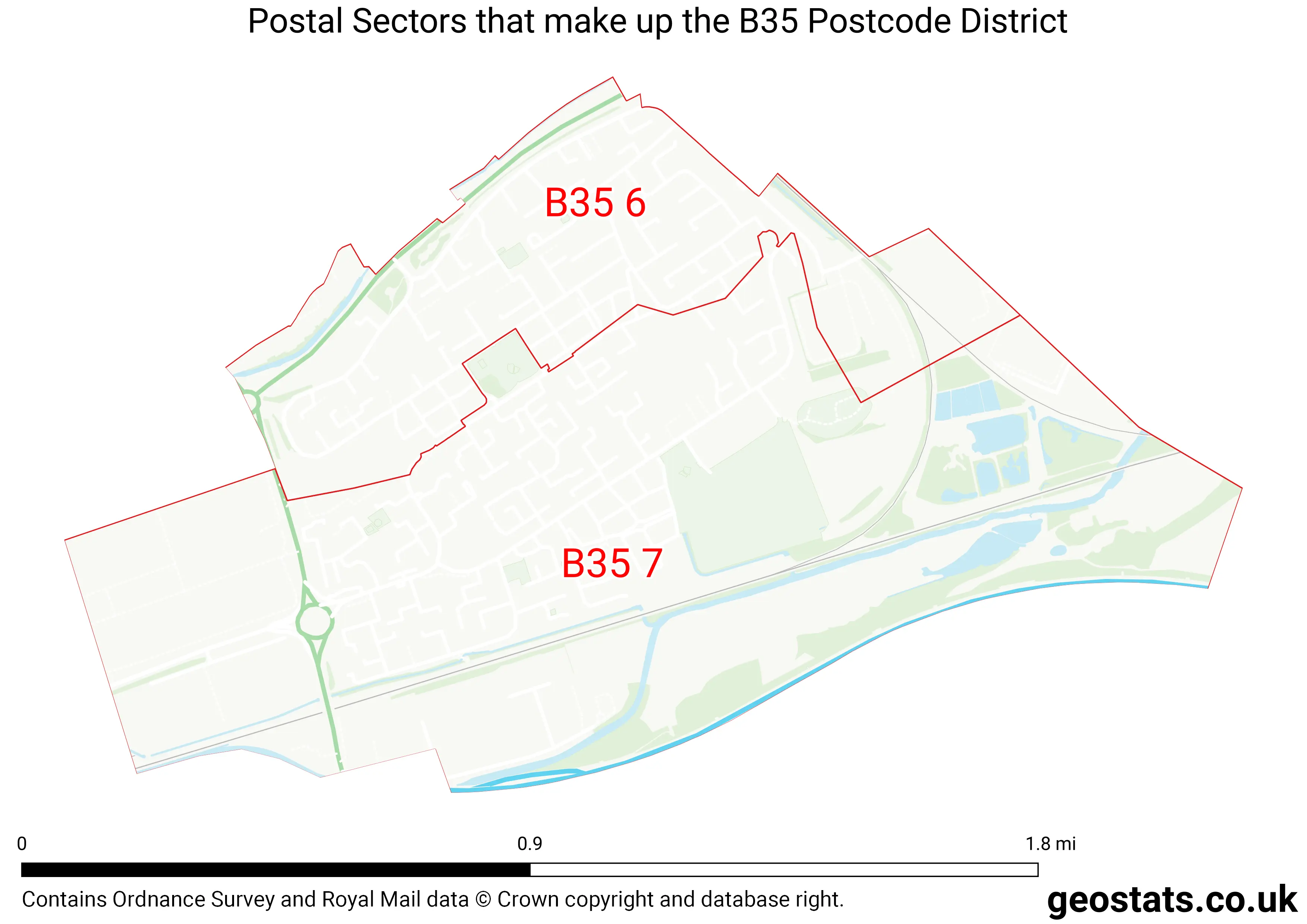 Map of the B35  District