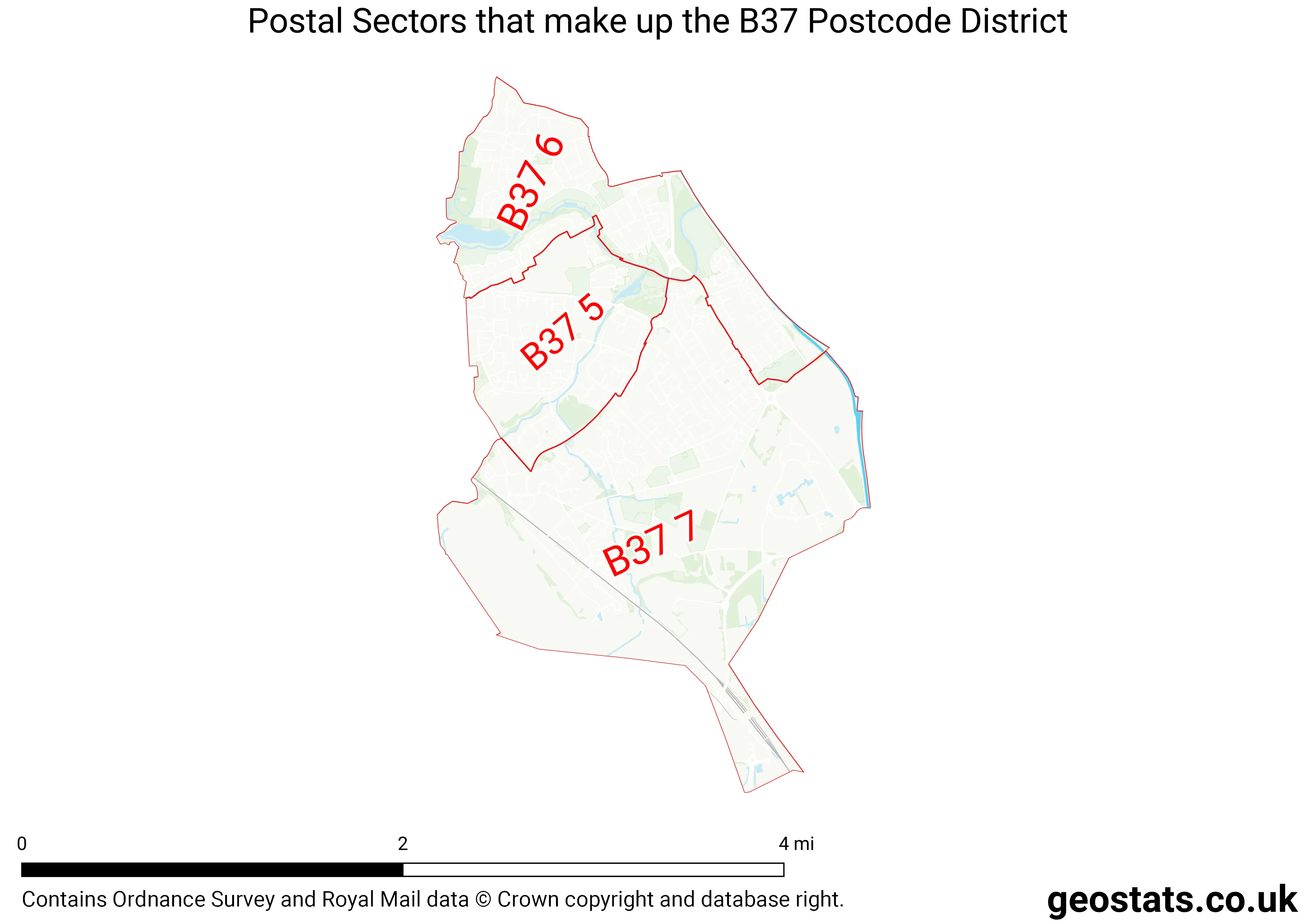 Map of the B37  District