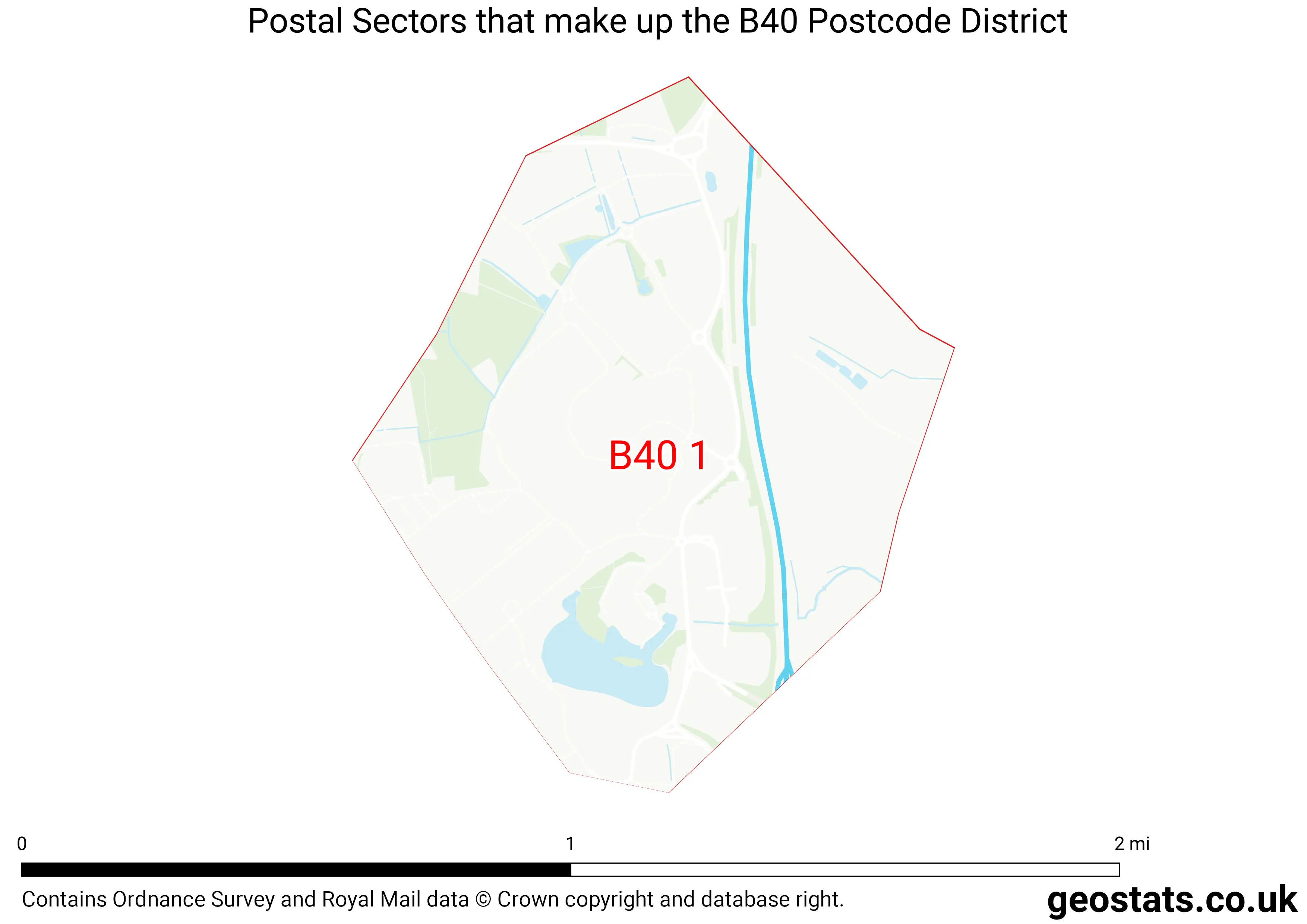 Map of the B40  District