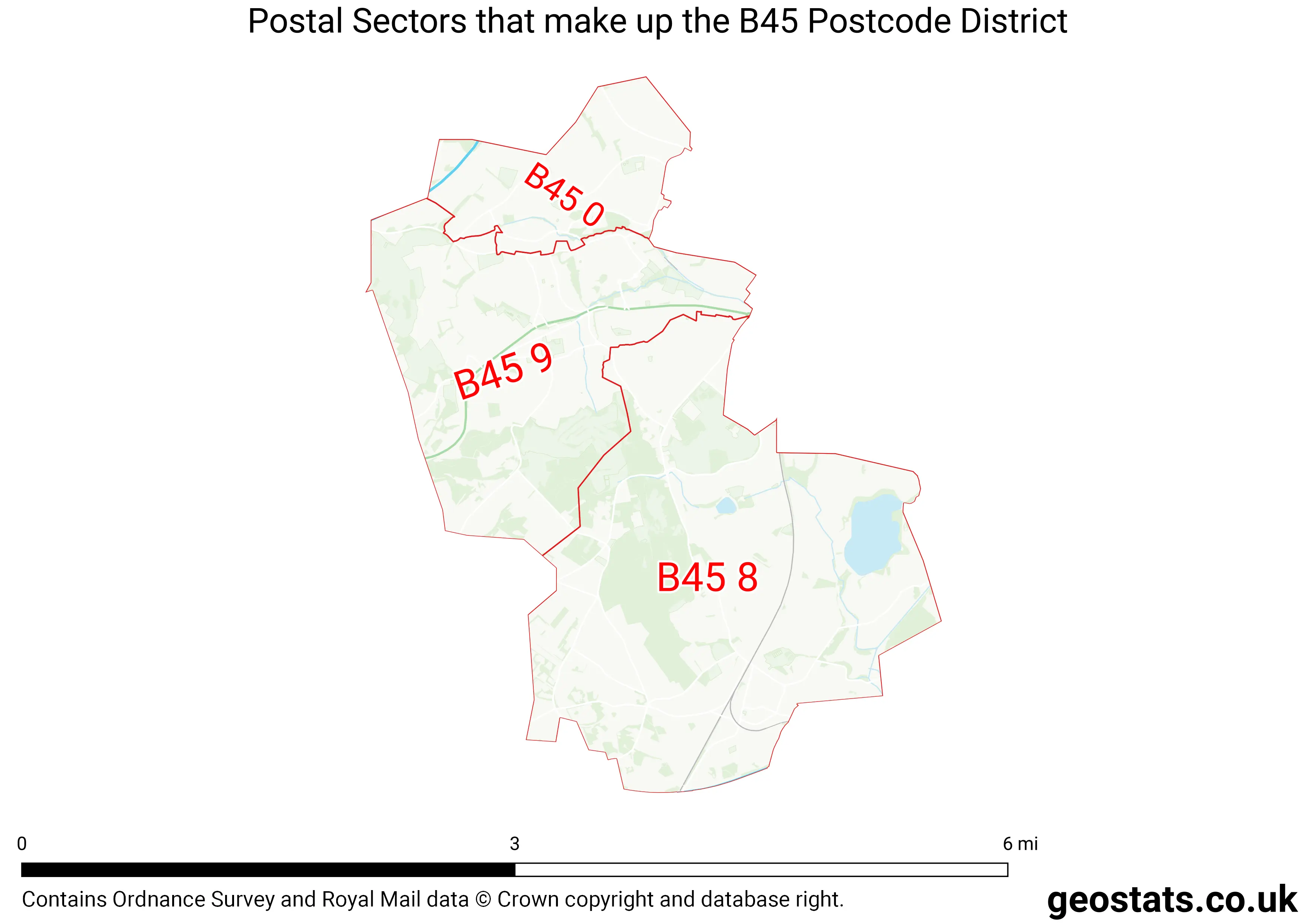 Map of the B45  District