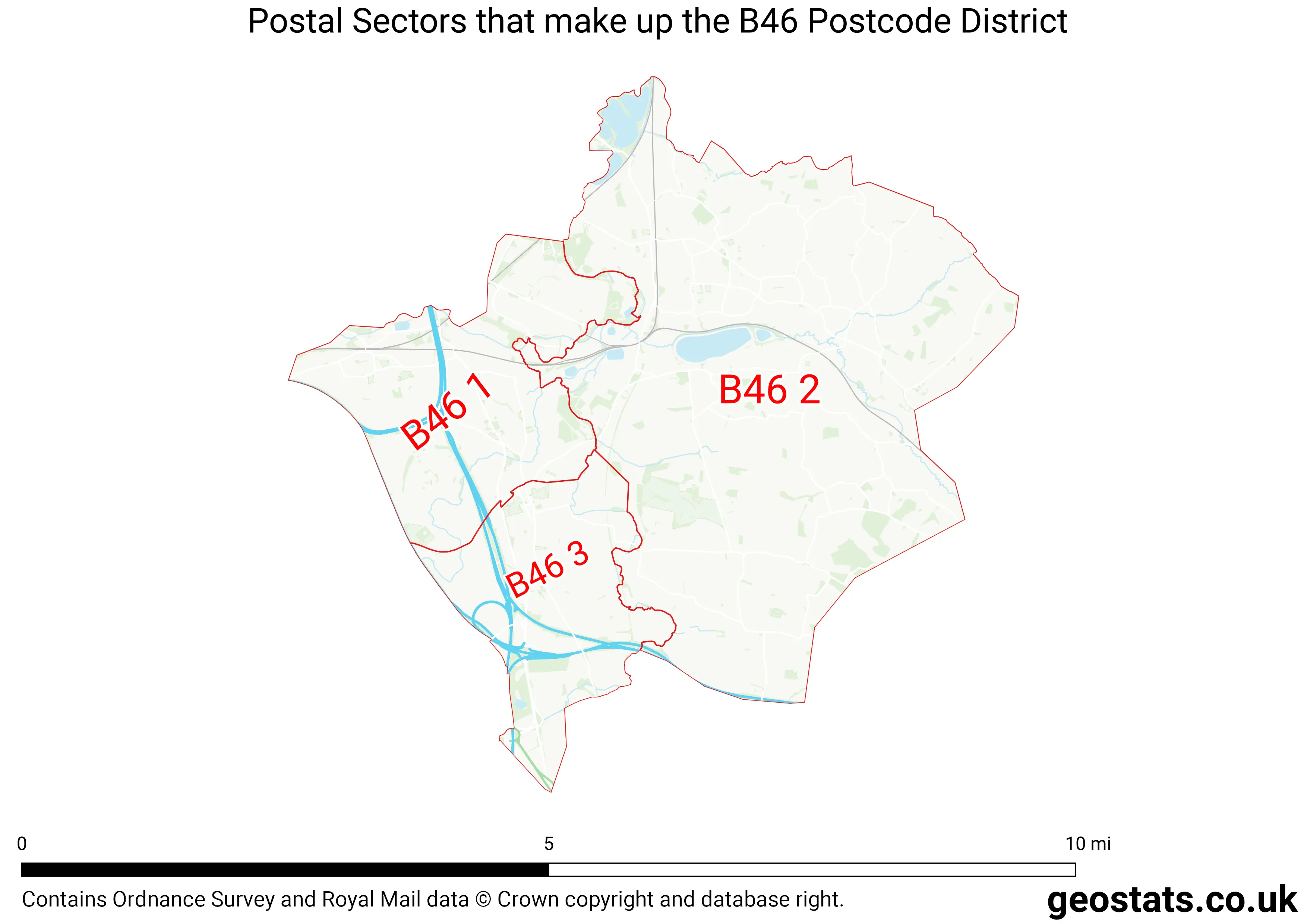 Map of the B46  District