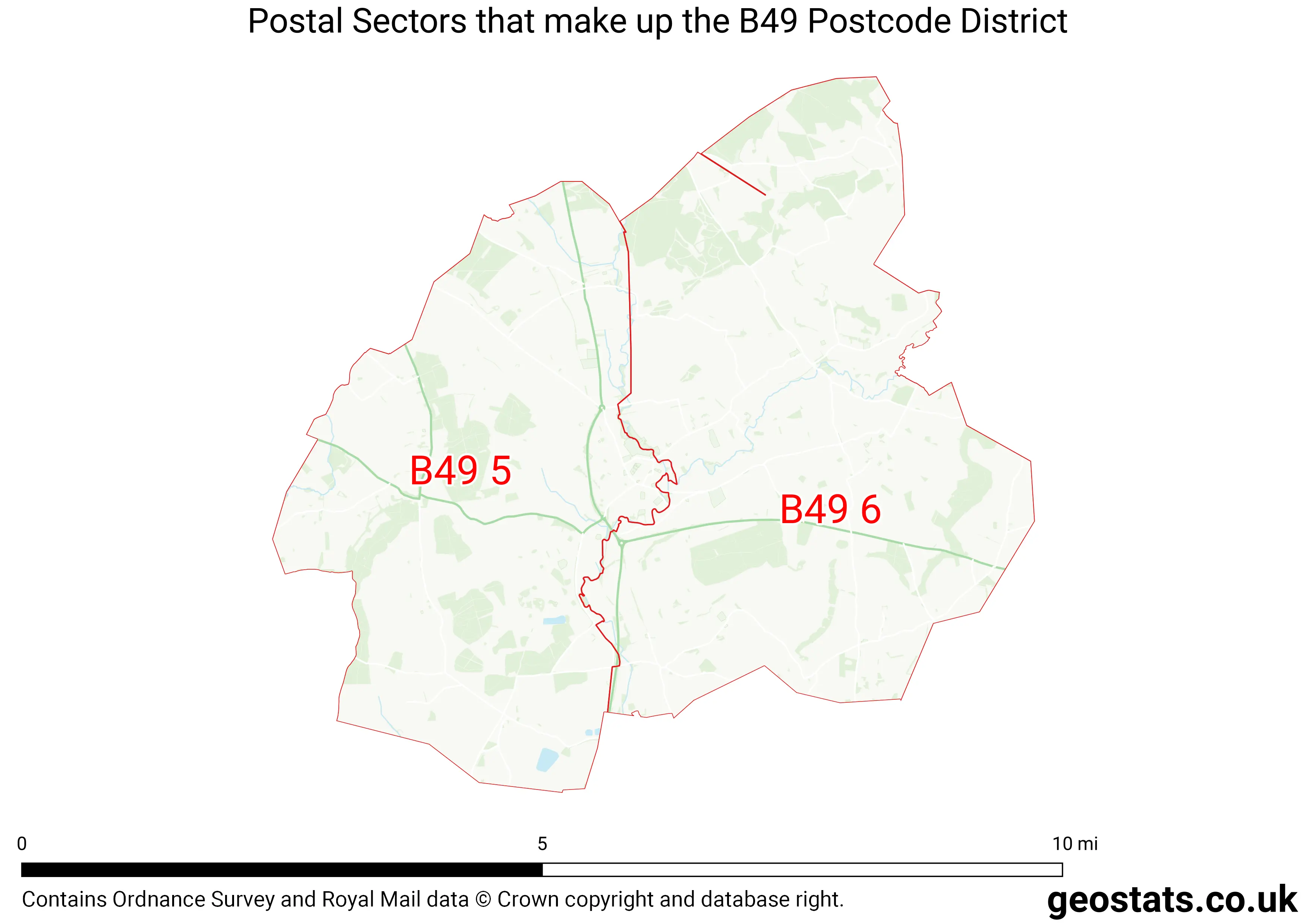 Map of the B49  District