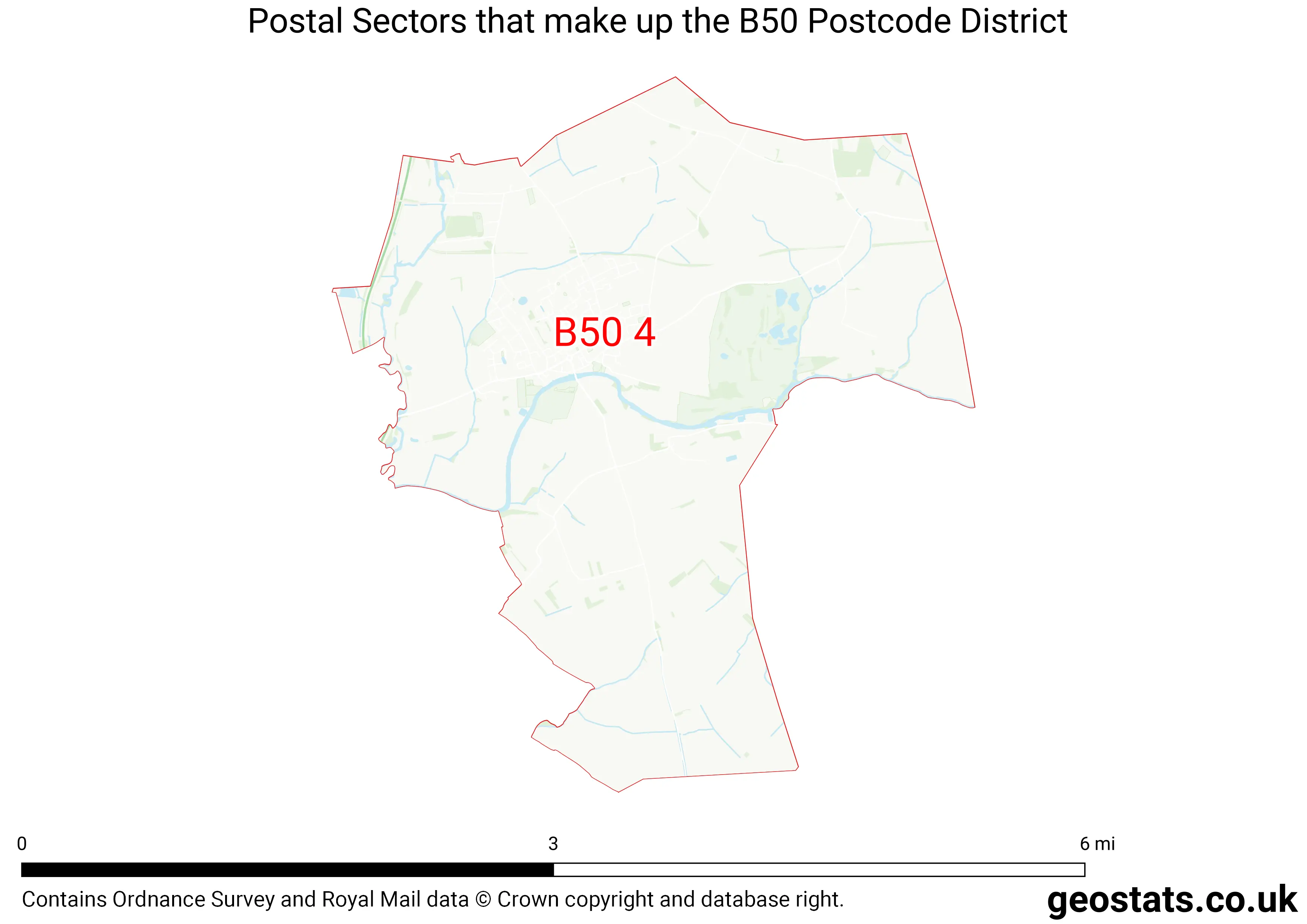 Map of the B50  District