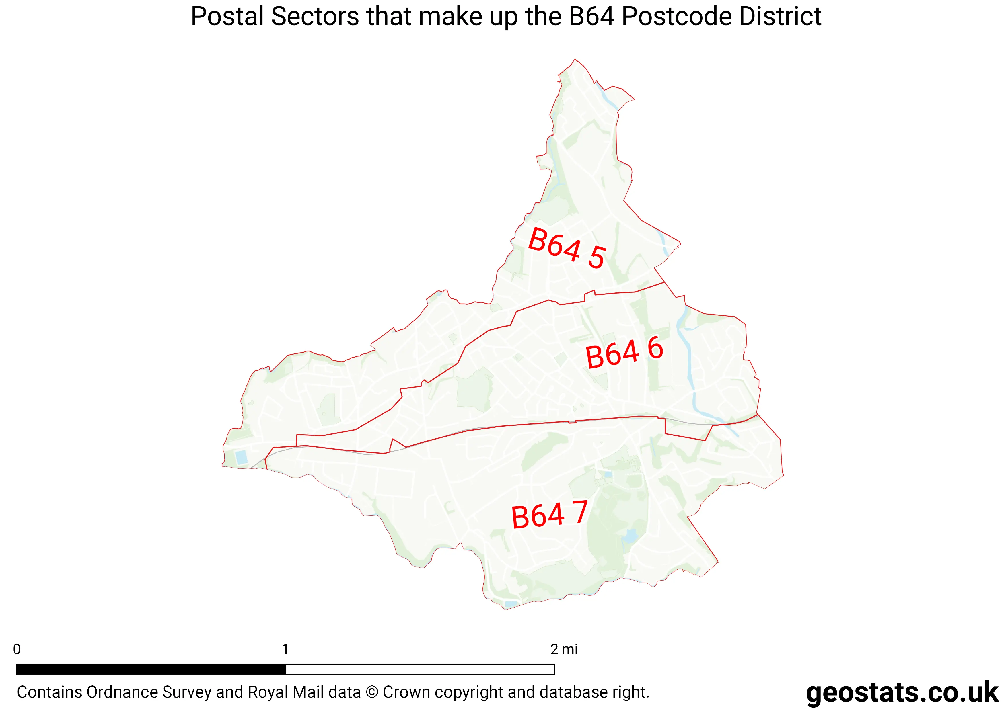 Map of the B64  District