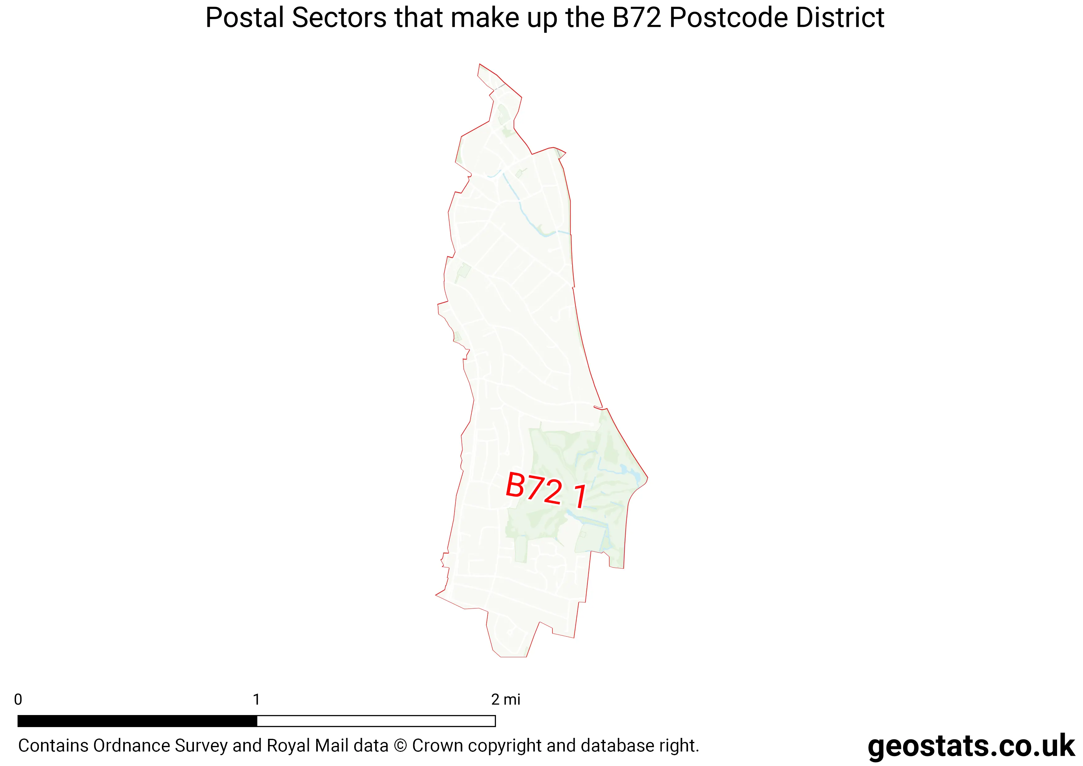 Map of the B72  District
