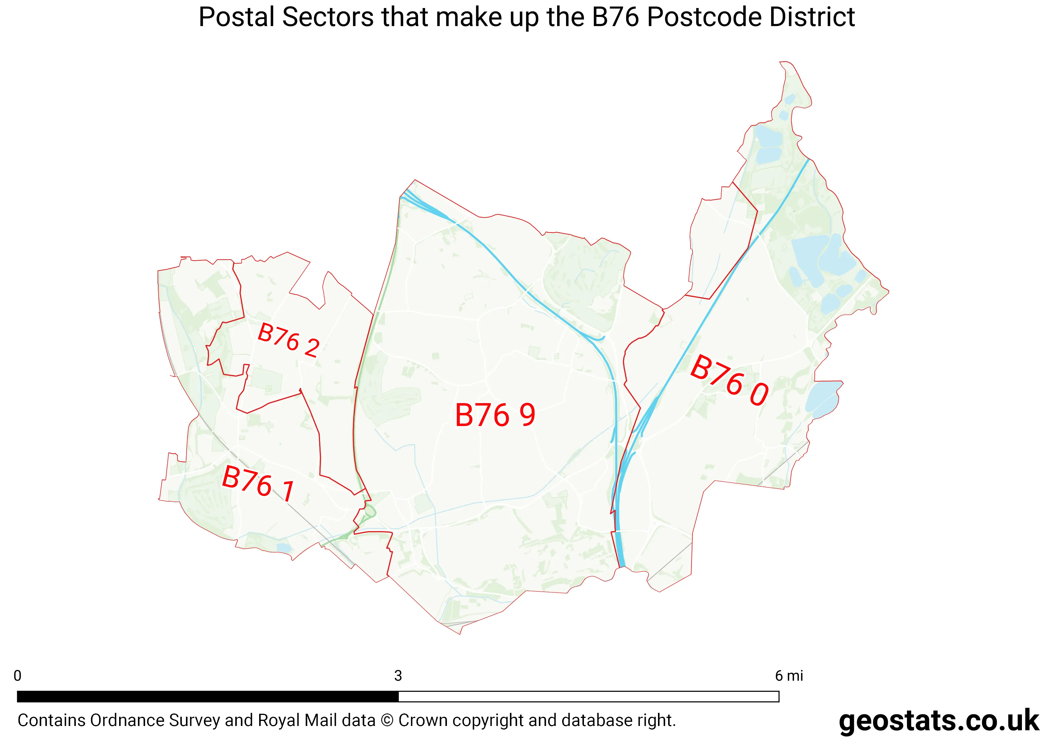 Map of the B76  District