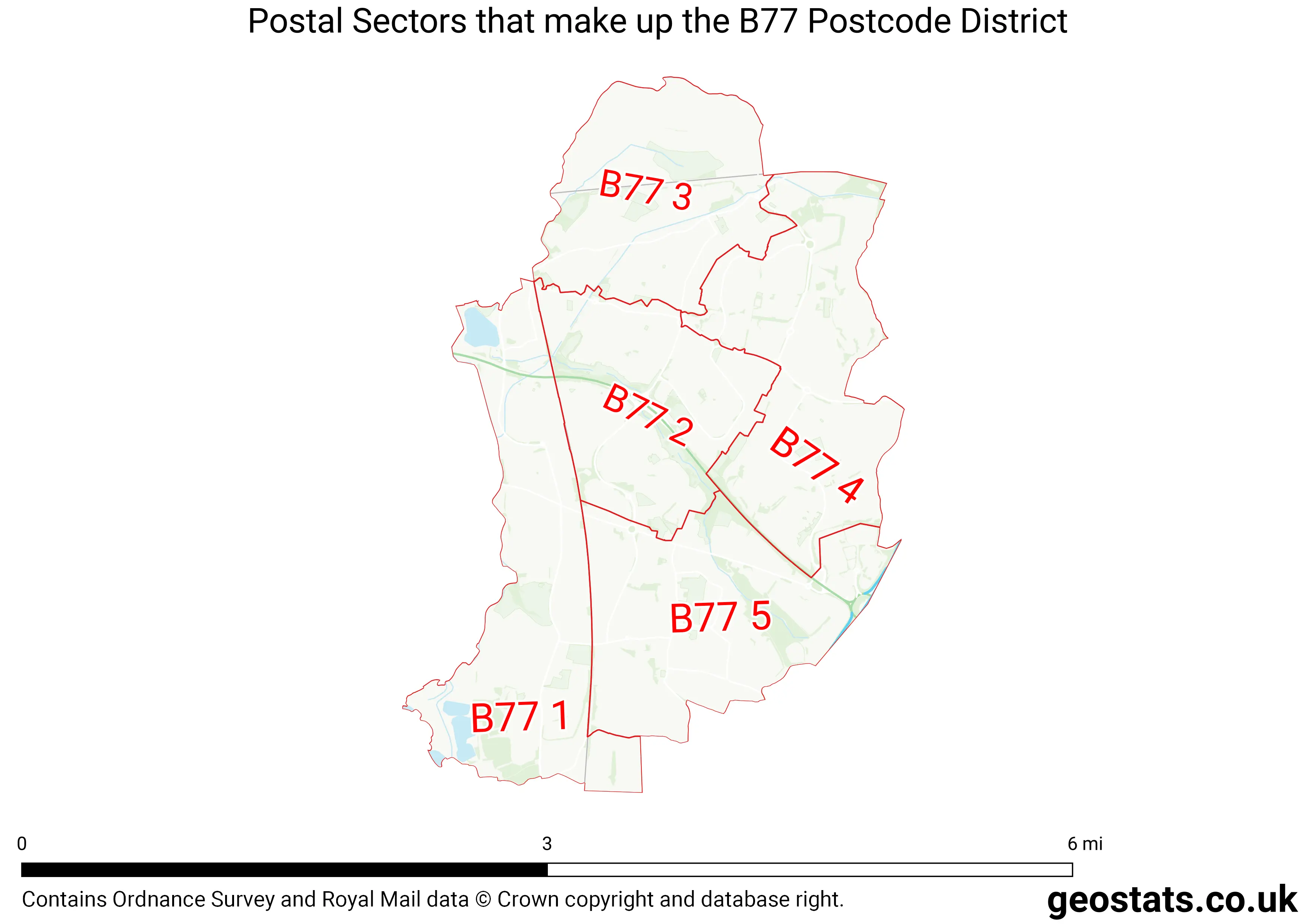 Map of the B77  District