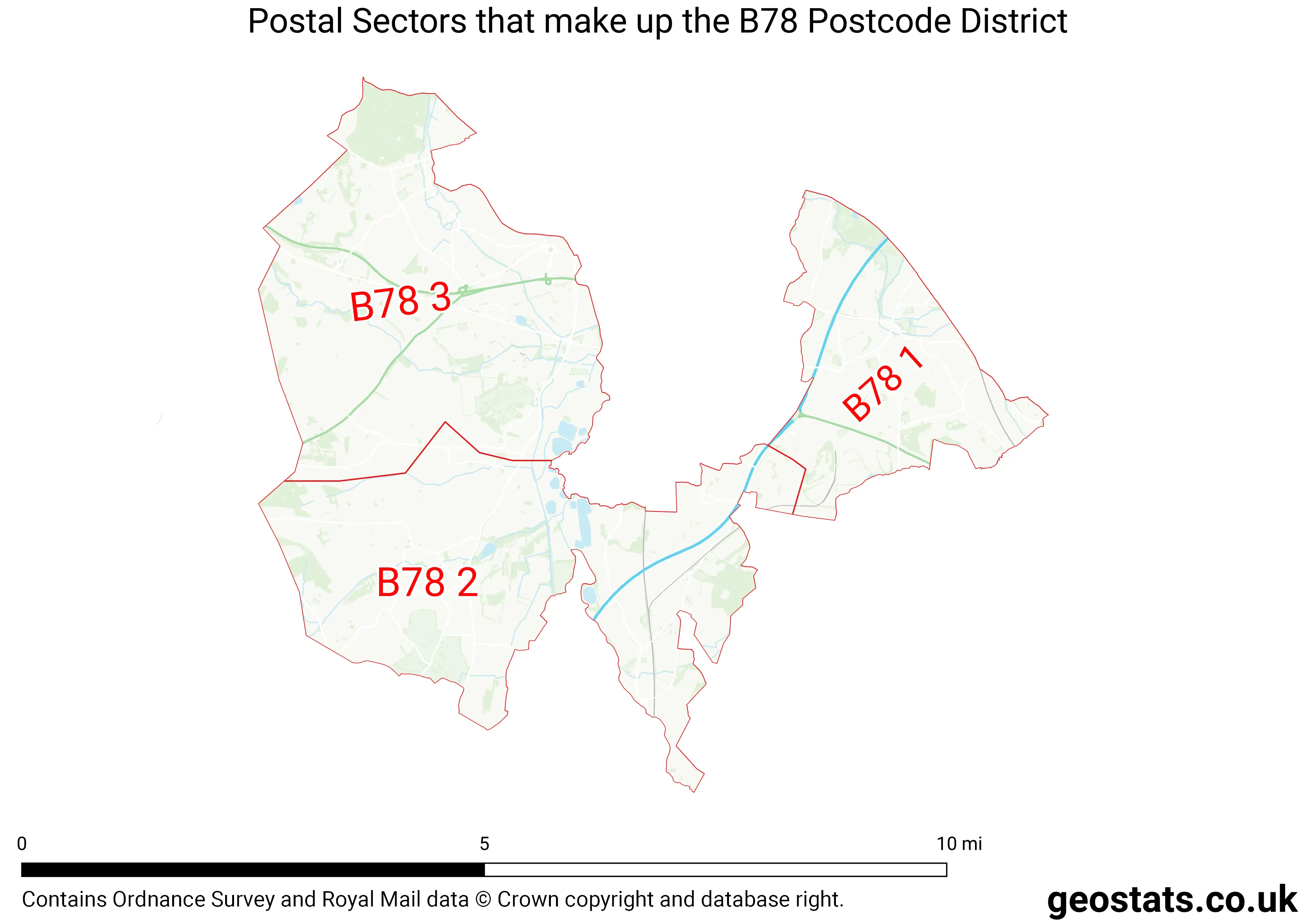 Map of the B78  District