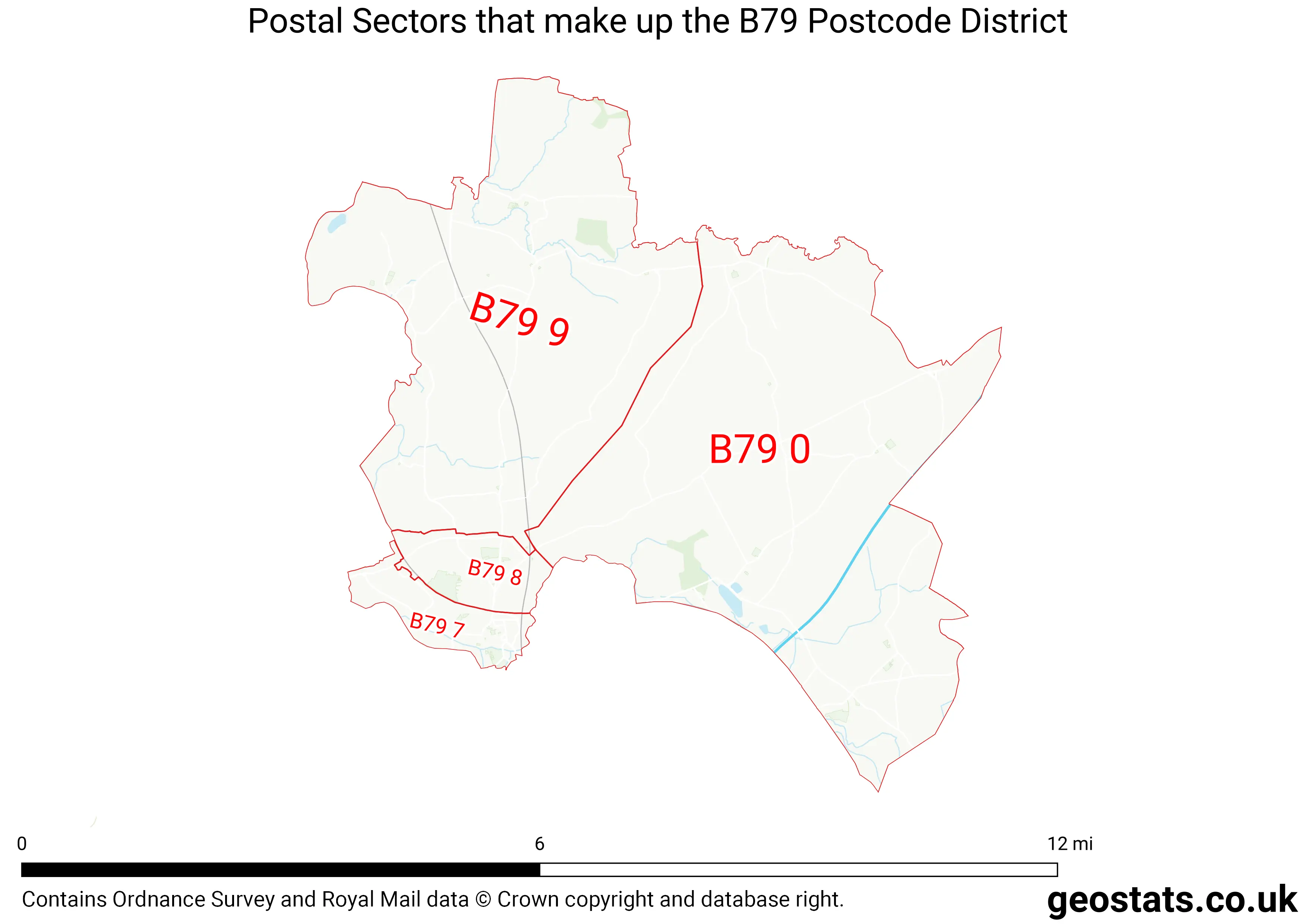 Map of the B79  District