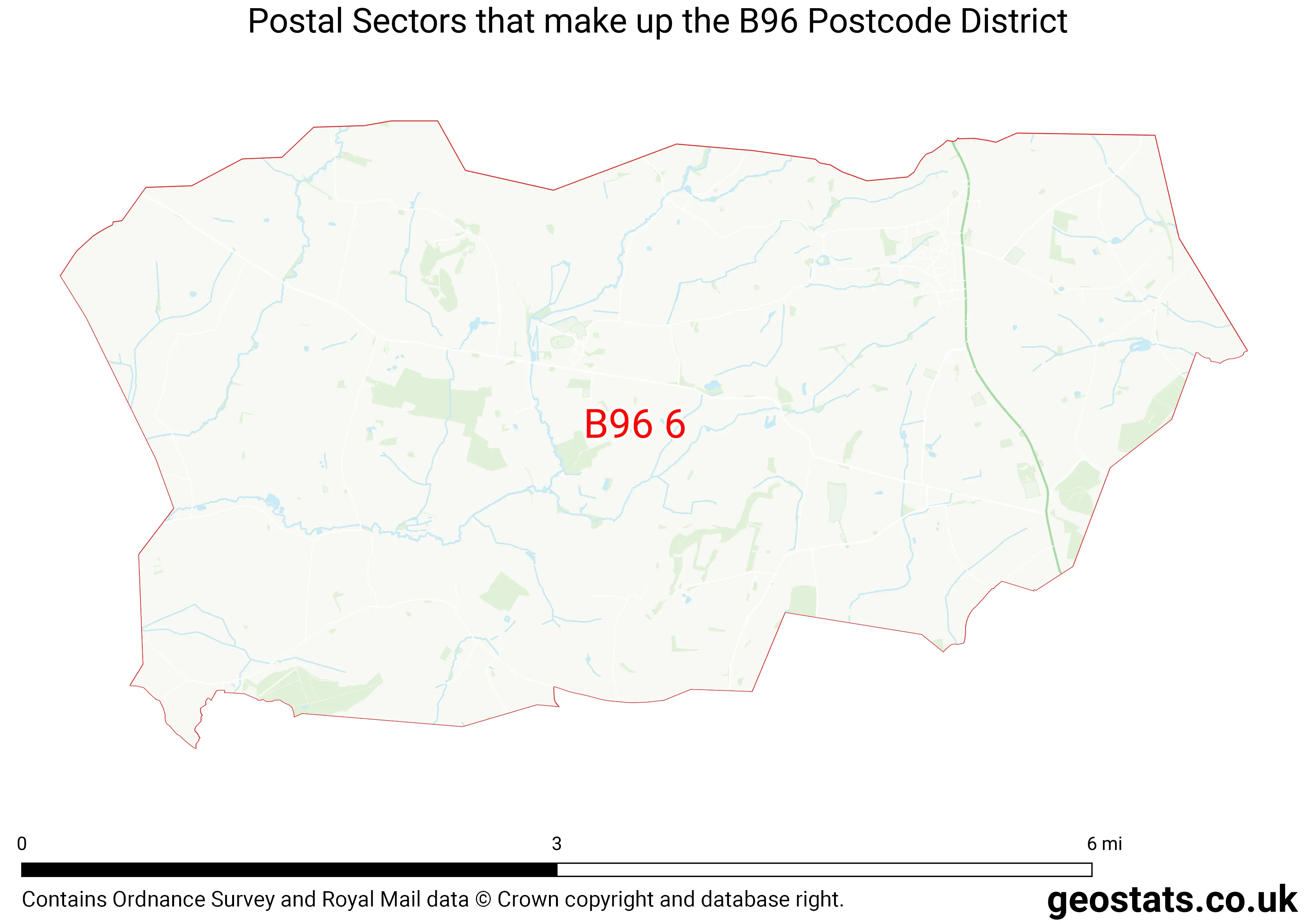 Map of the B96  District