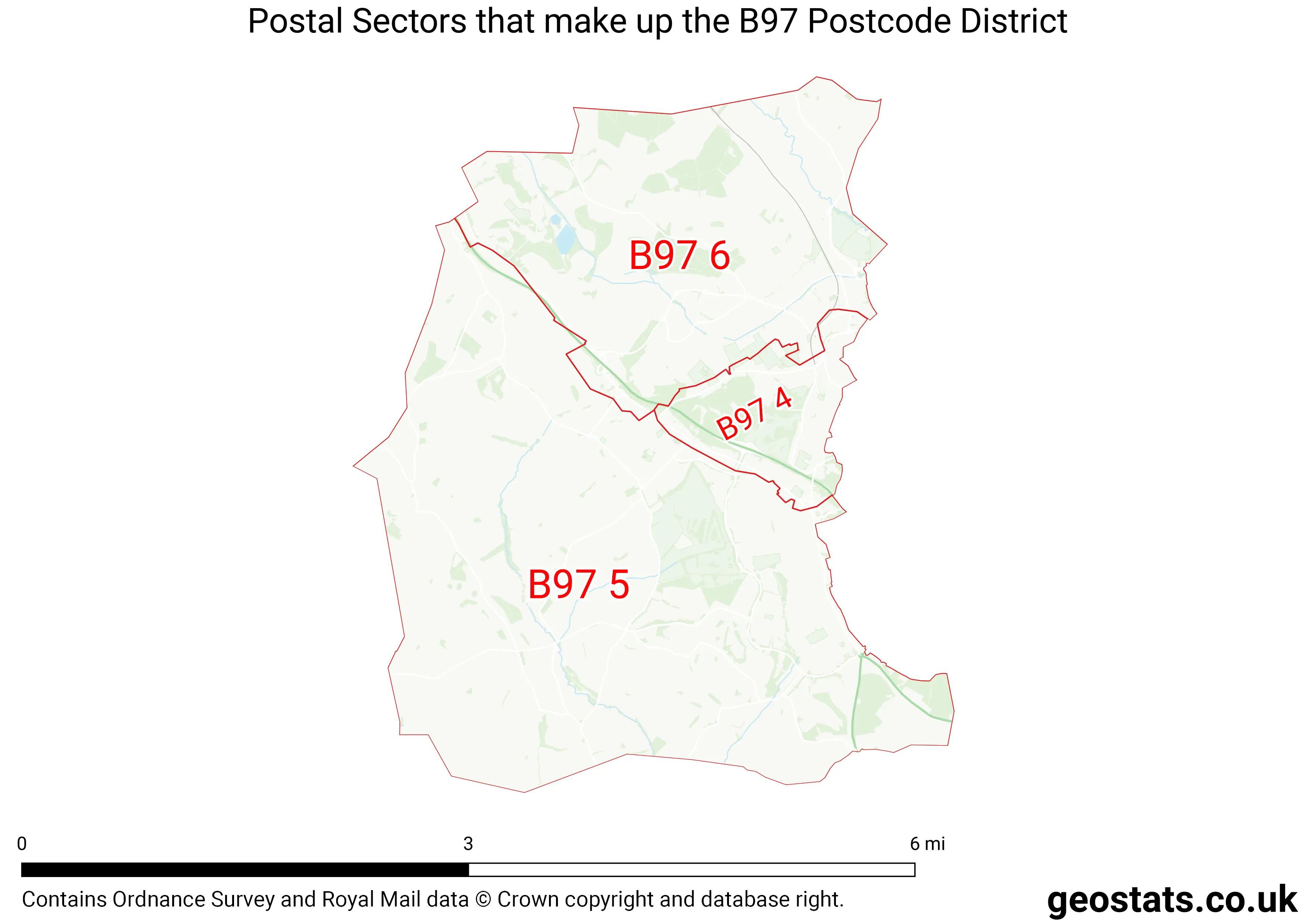 Map of the B97  District
