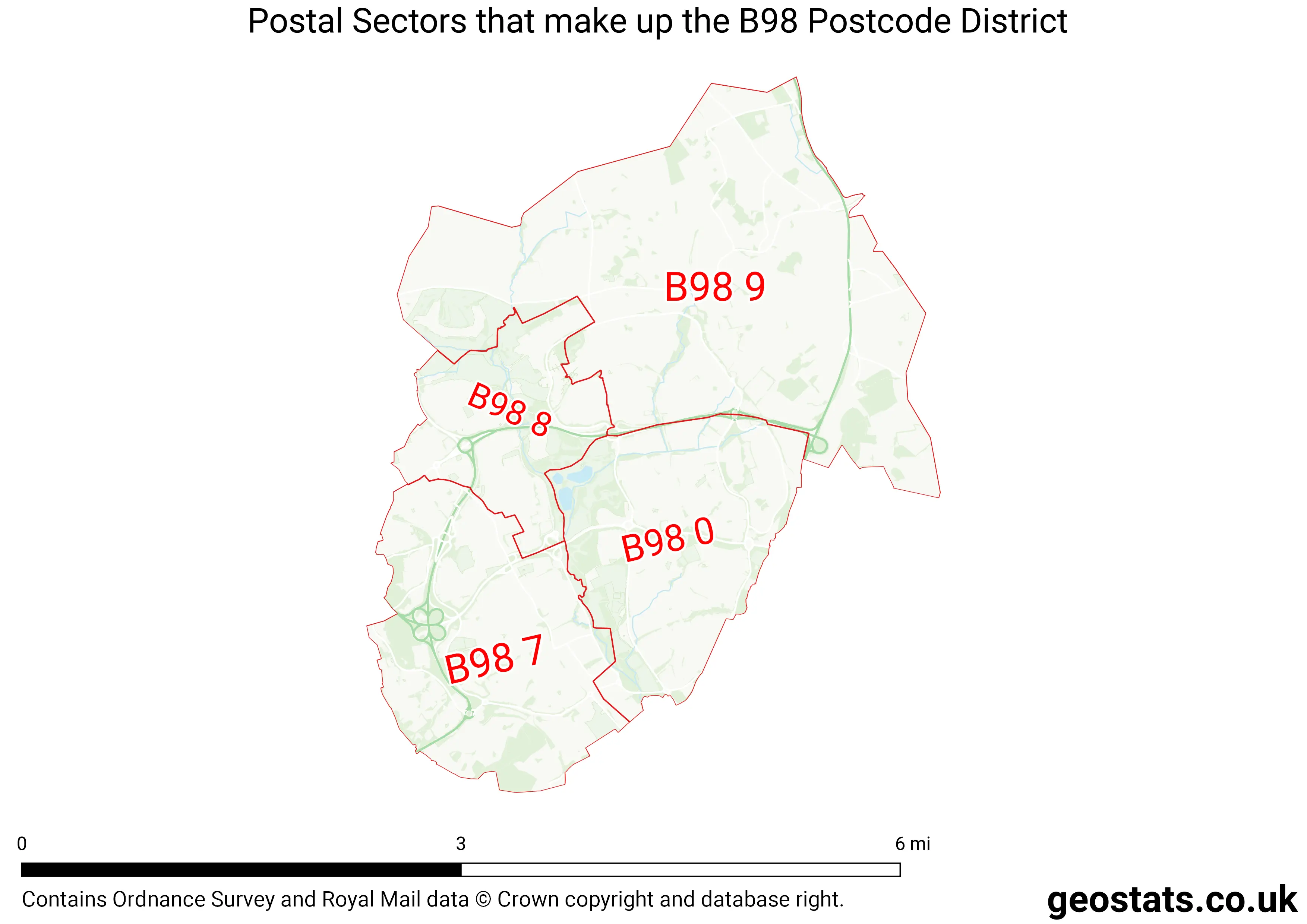 Map of the B98  District