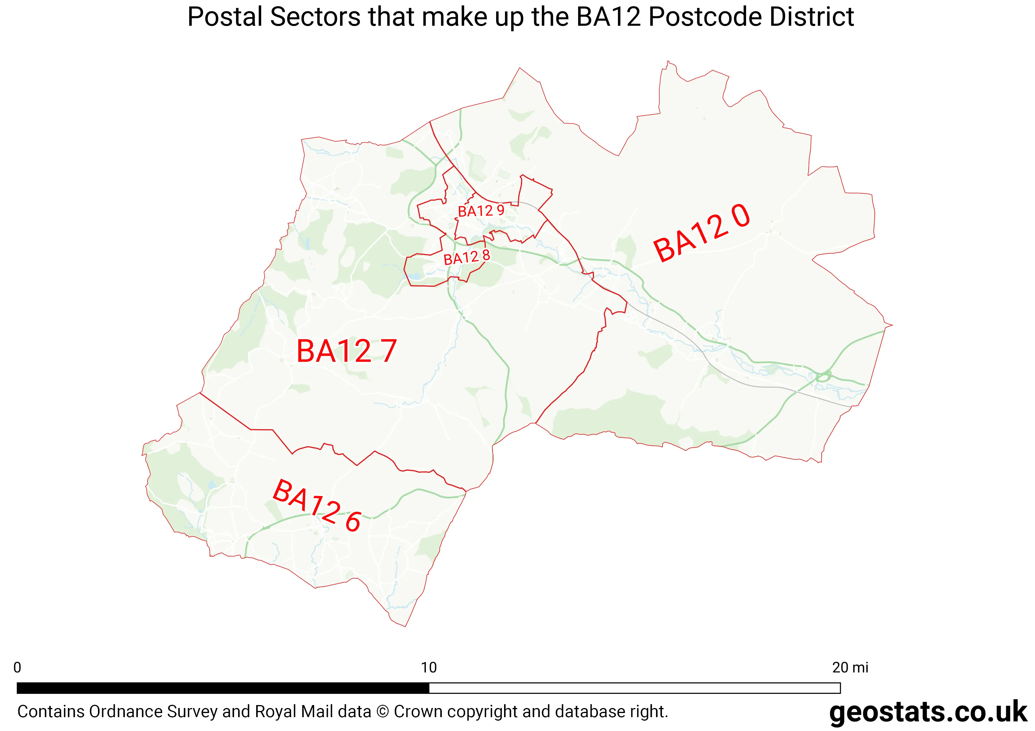 Map of the BA12  District