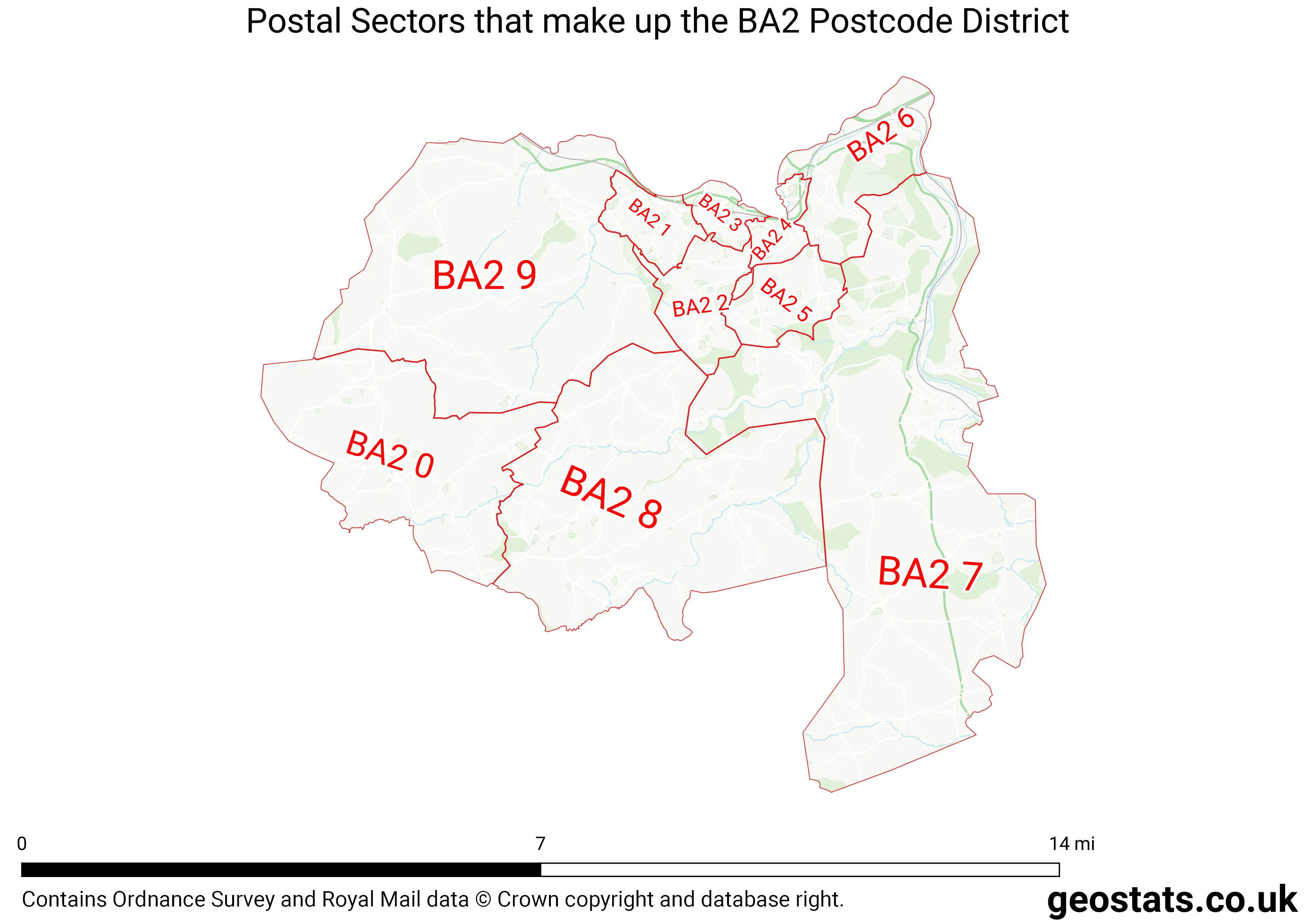 Map of the BA2  District