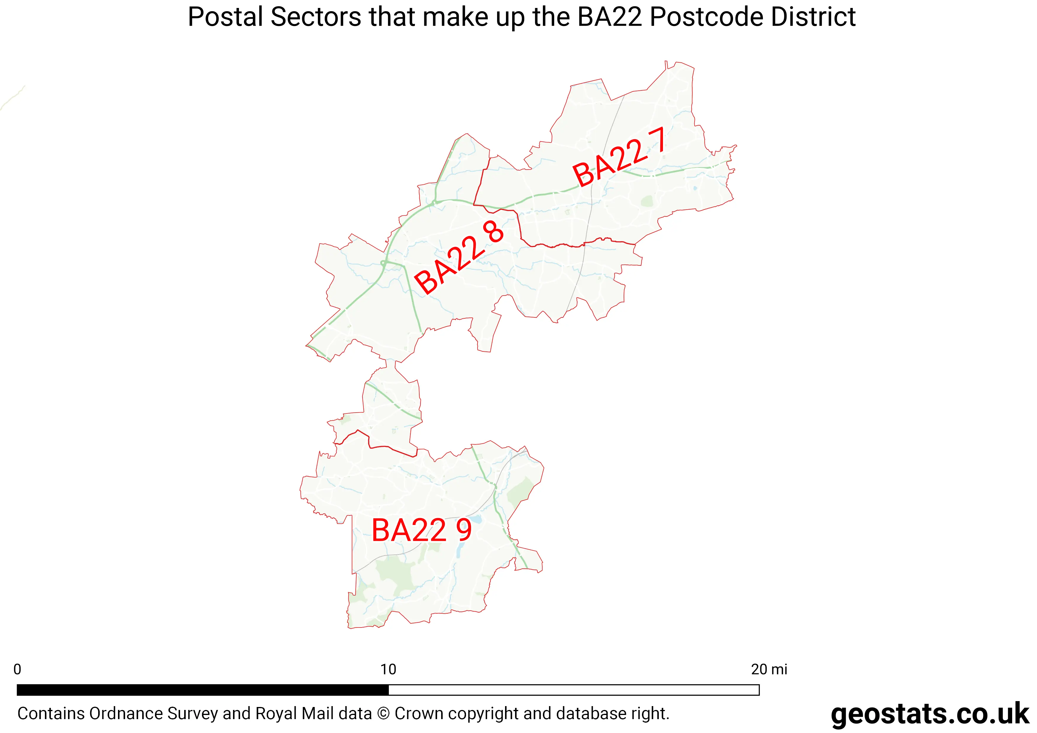 Map of the BA22  District