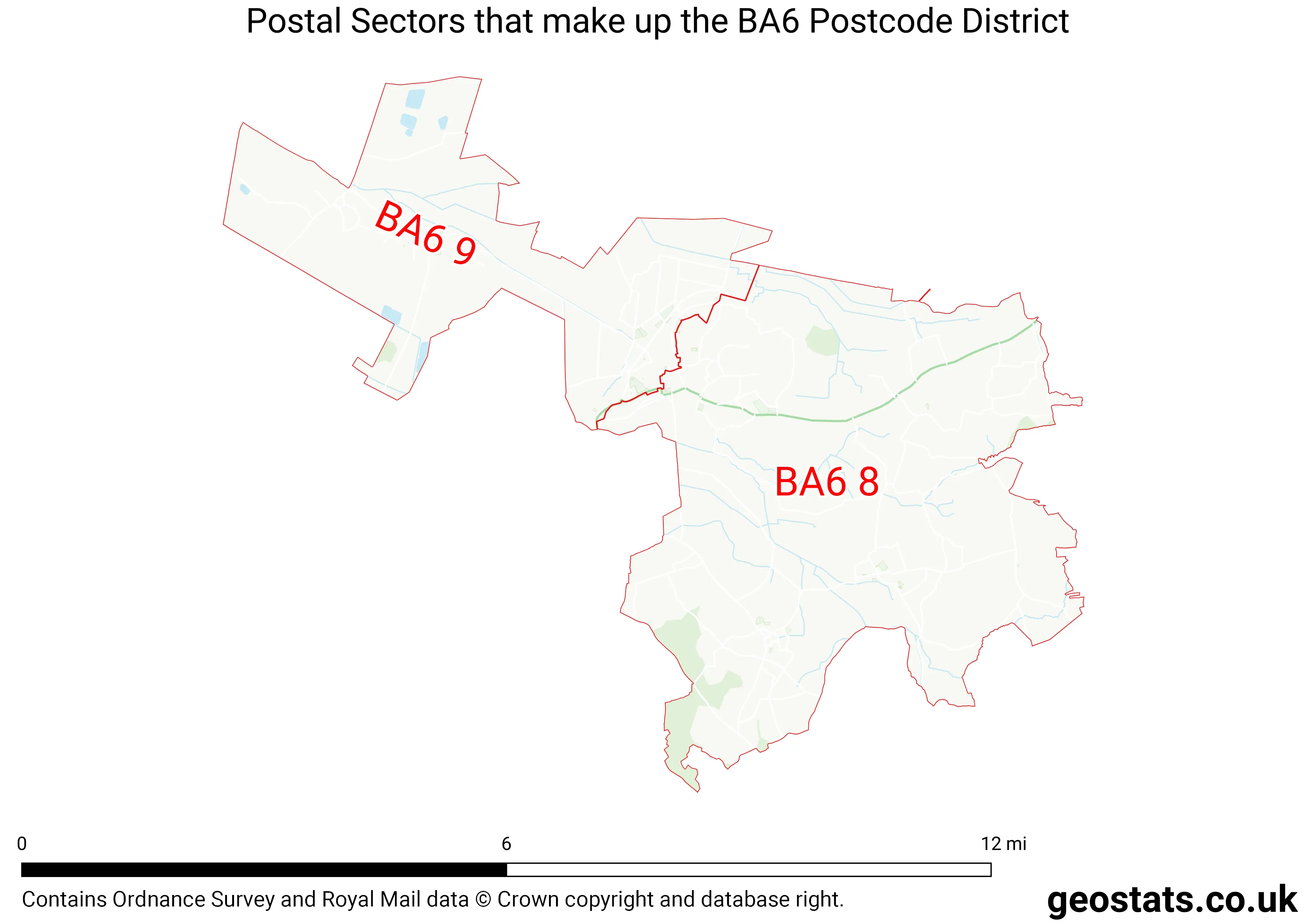 Map of the BA6  District