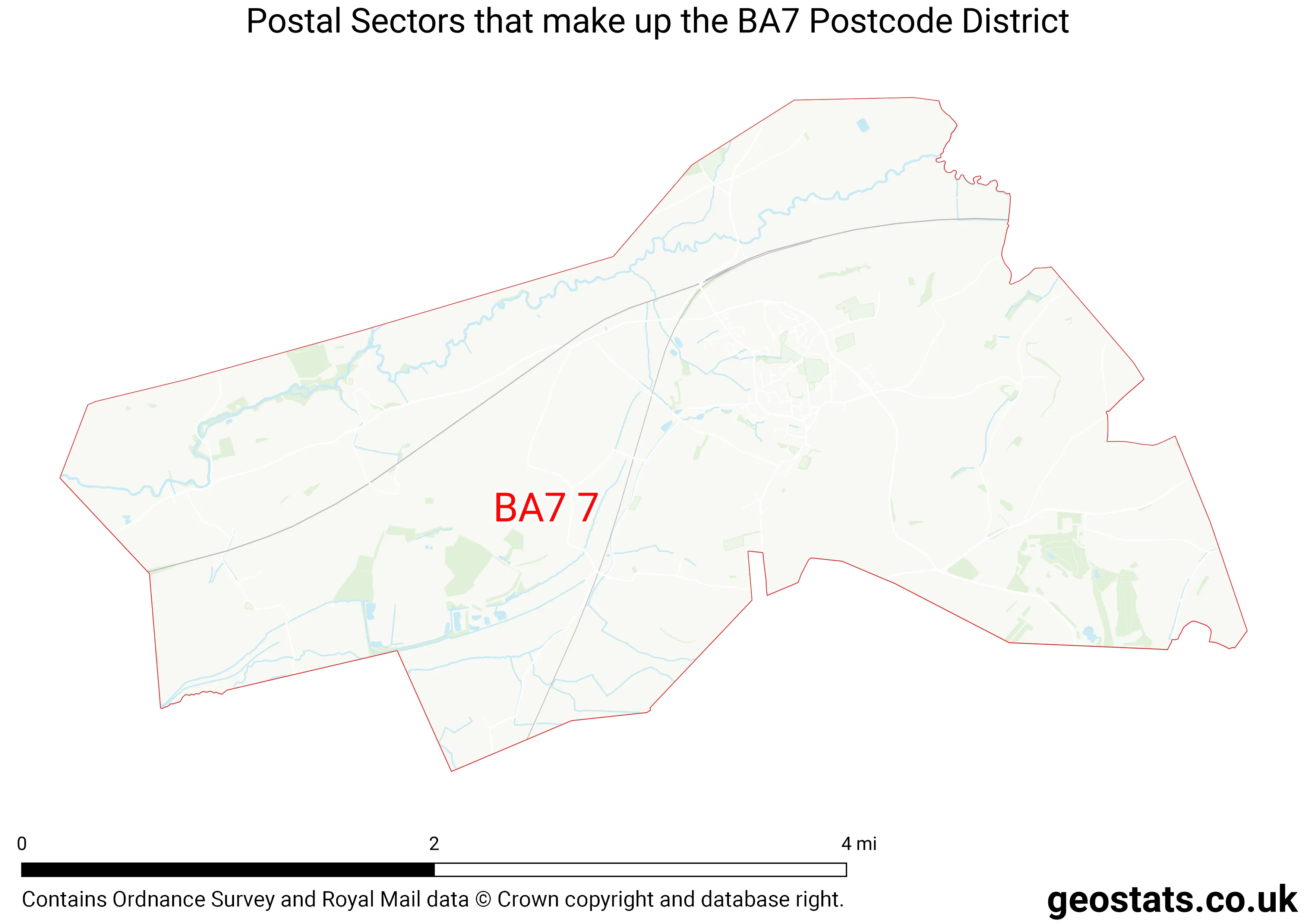 Map of the BA7  District