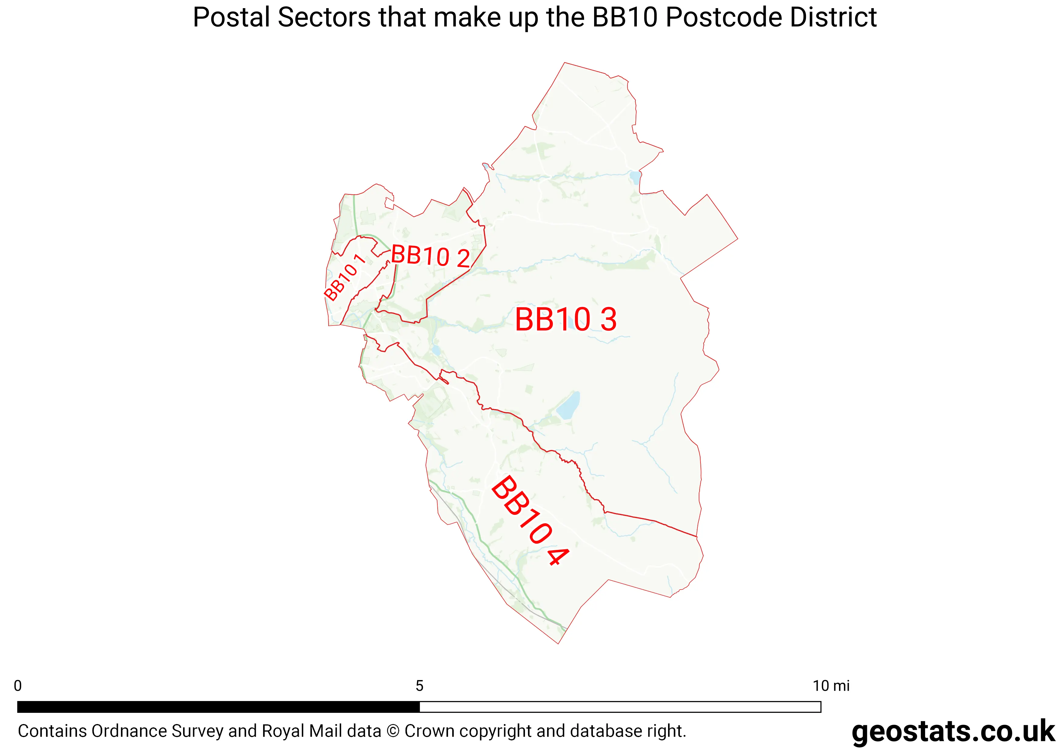 Map of the BB10  District