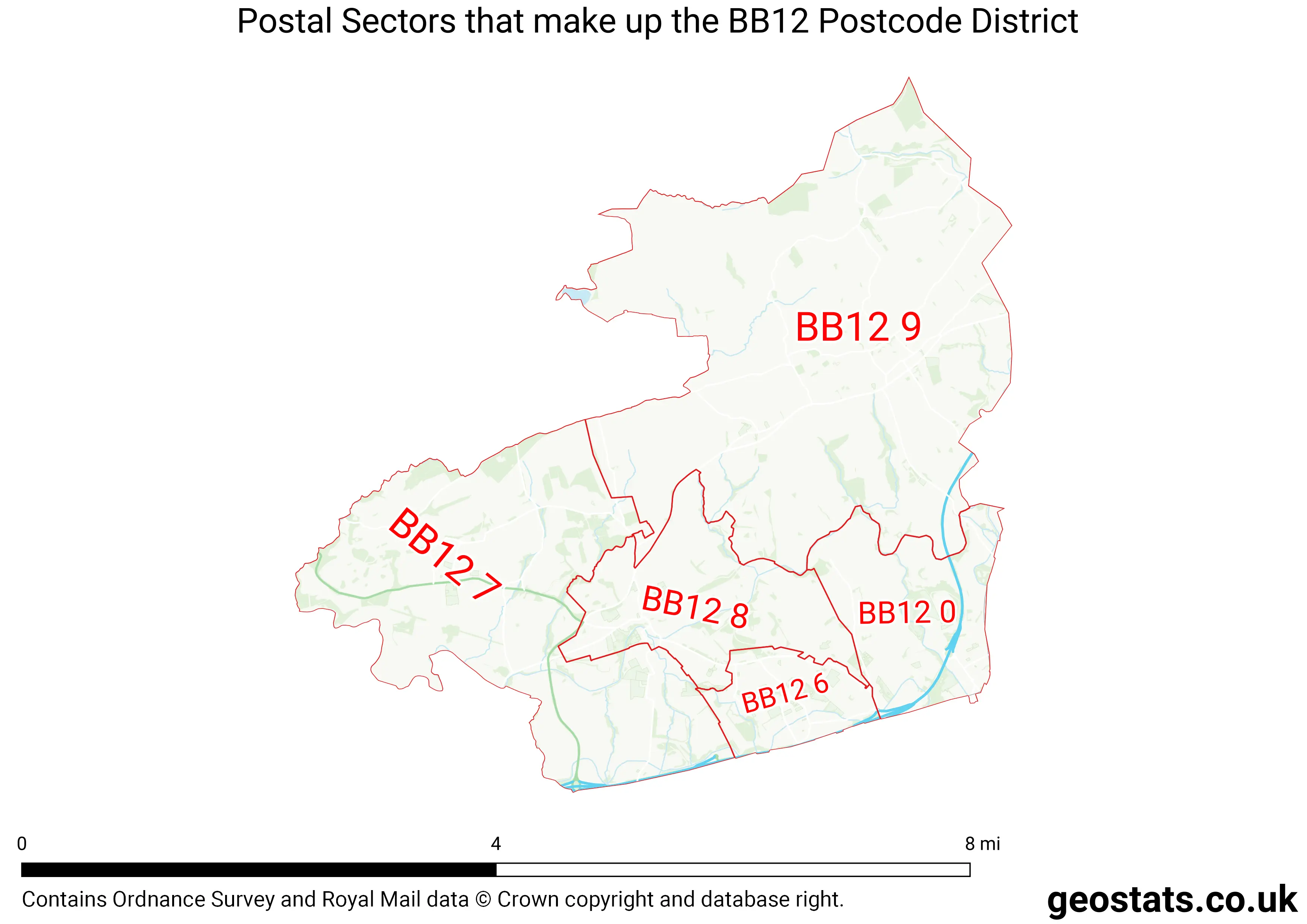 Map of the BB12  District