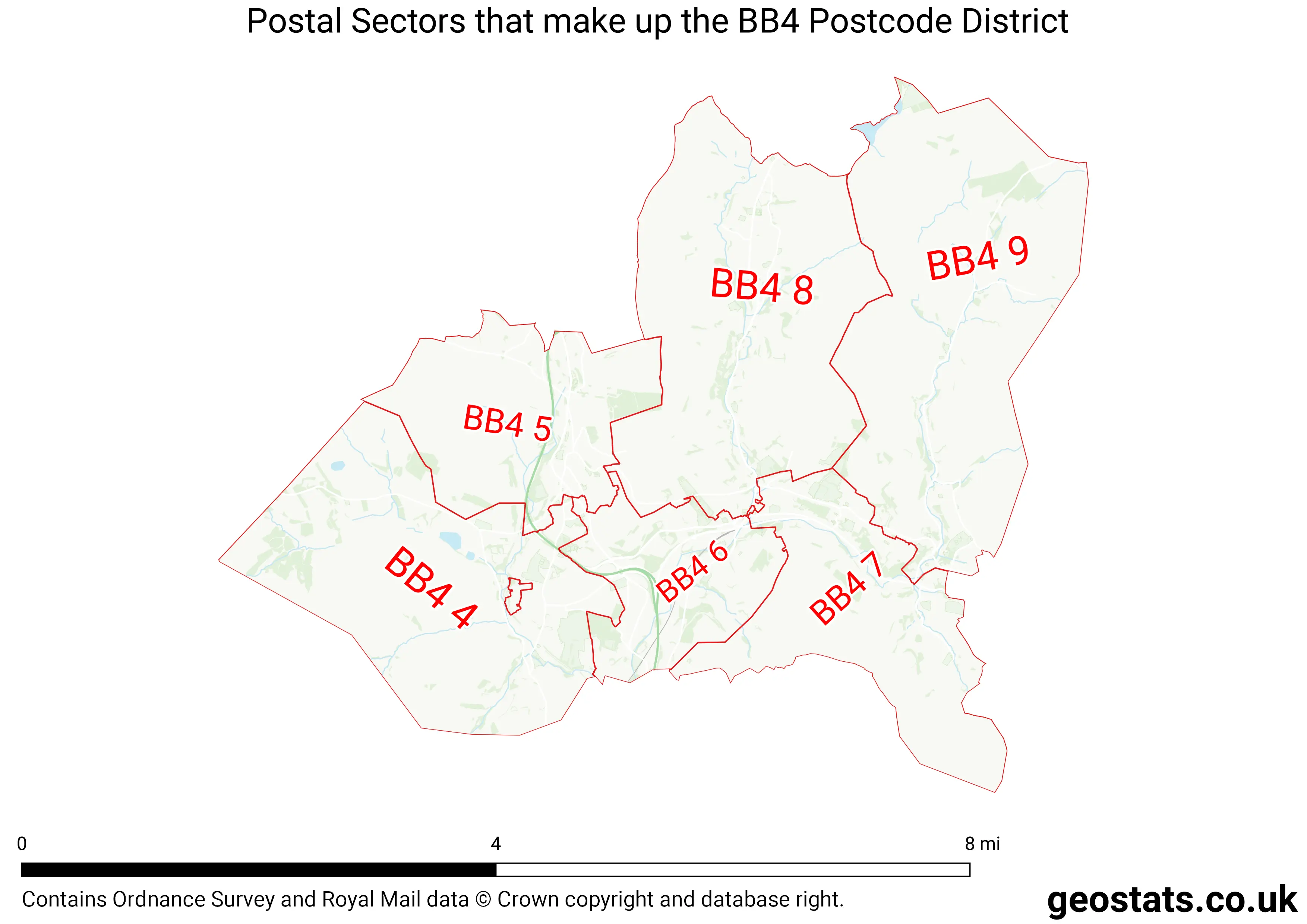 Map of the BB4  District