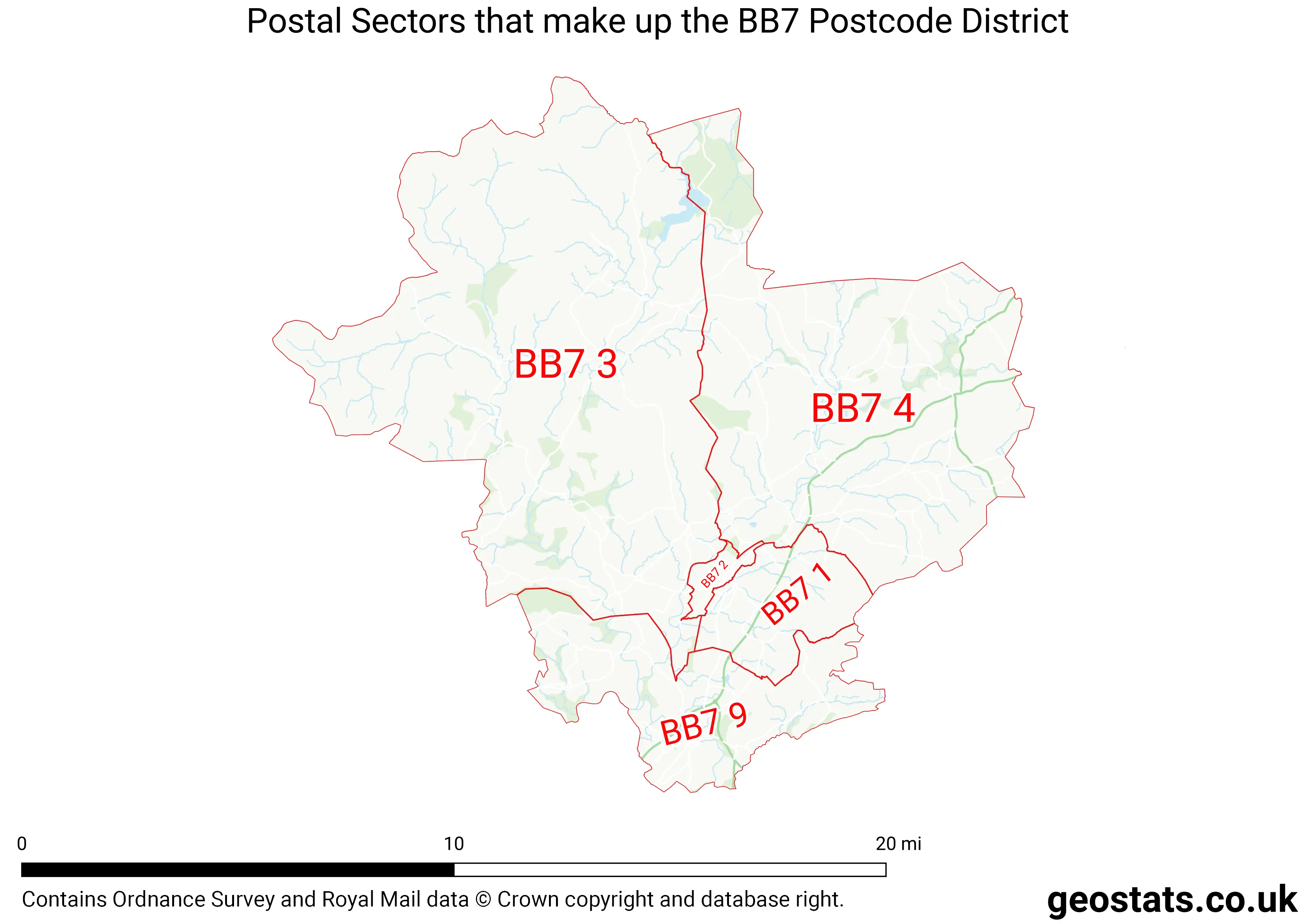 Map of the BB7  District