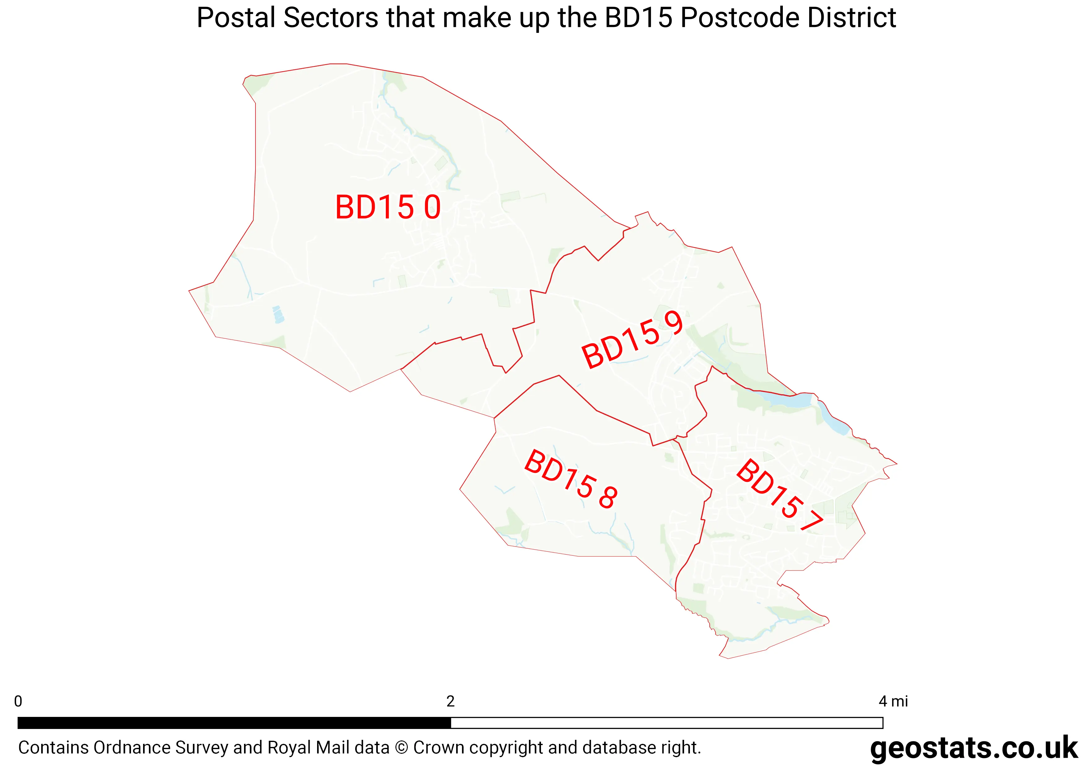 Map of the BD15  District