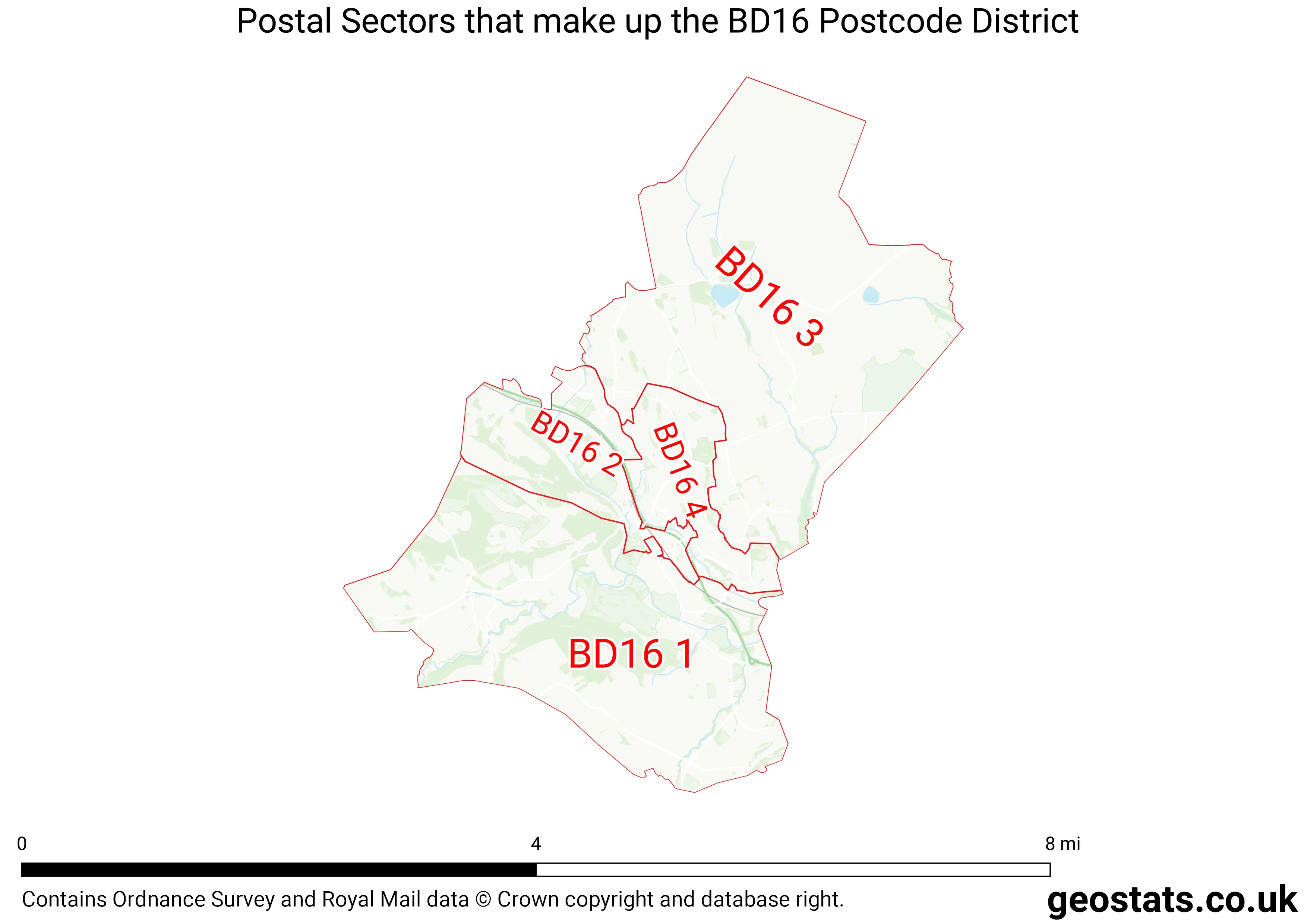 Map of the BD16  District